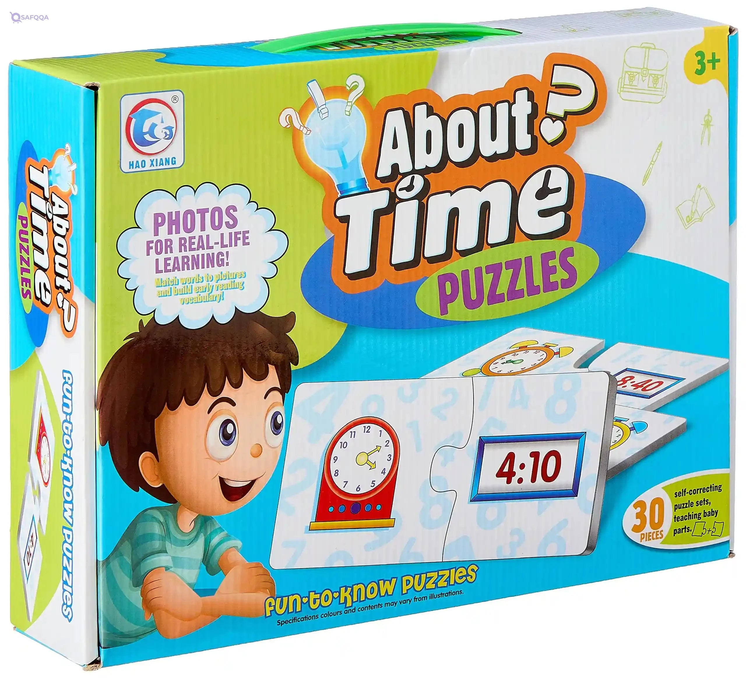 Zayat 2056A About Time Puzzle for Kids - 30 Pieces - Safqqa Egypt