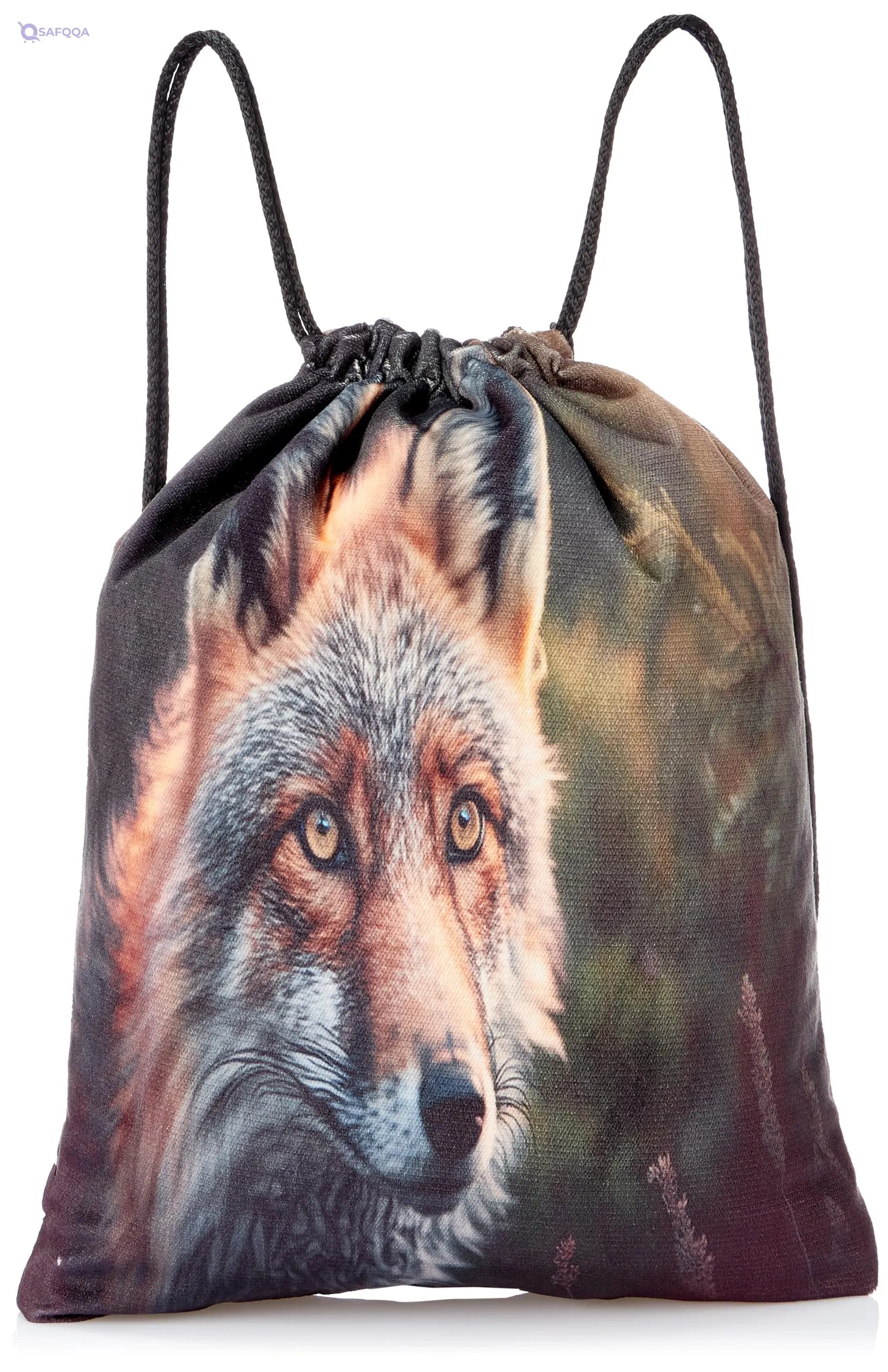 TAT DRAWSTRING BAG - 887, MultiColor, Large - Safqqa