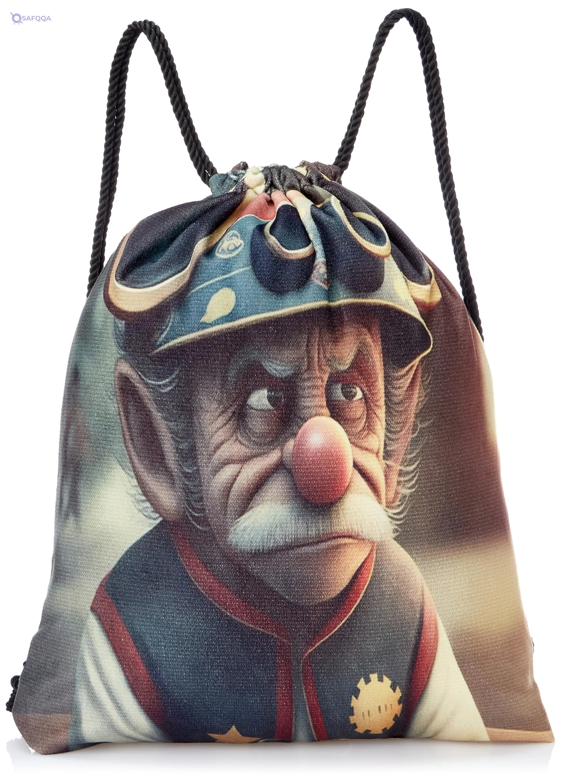 TAT DRAWSTRING BAG - 779, MultiColor, Large - Safqqa