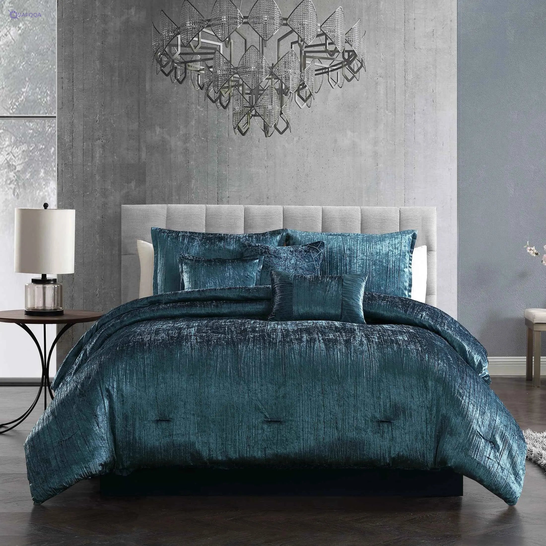 Riverbrook Home Turin Comforter Set – Queen 7-Piece Set - Safqqa