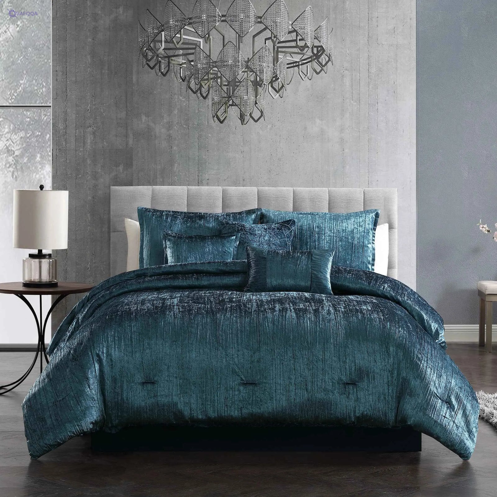Riverbrook Home Turin Comforter Set – Queen 7-Piece Set - Safqqa