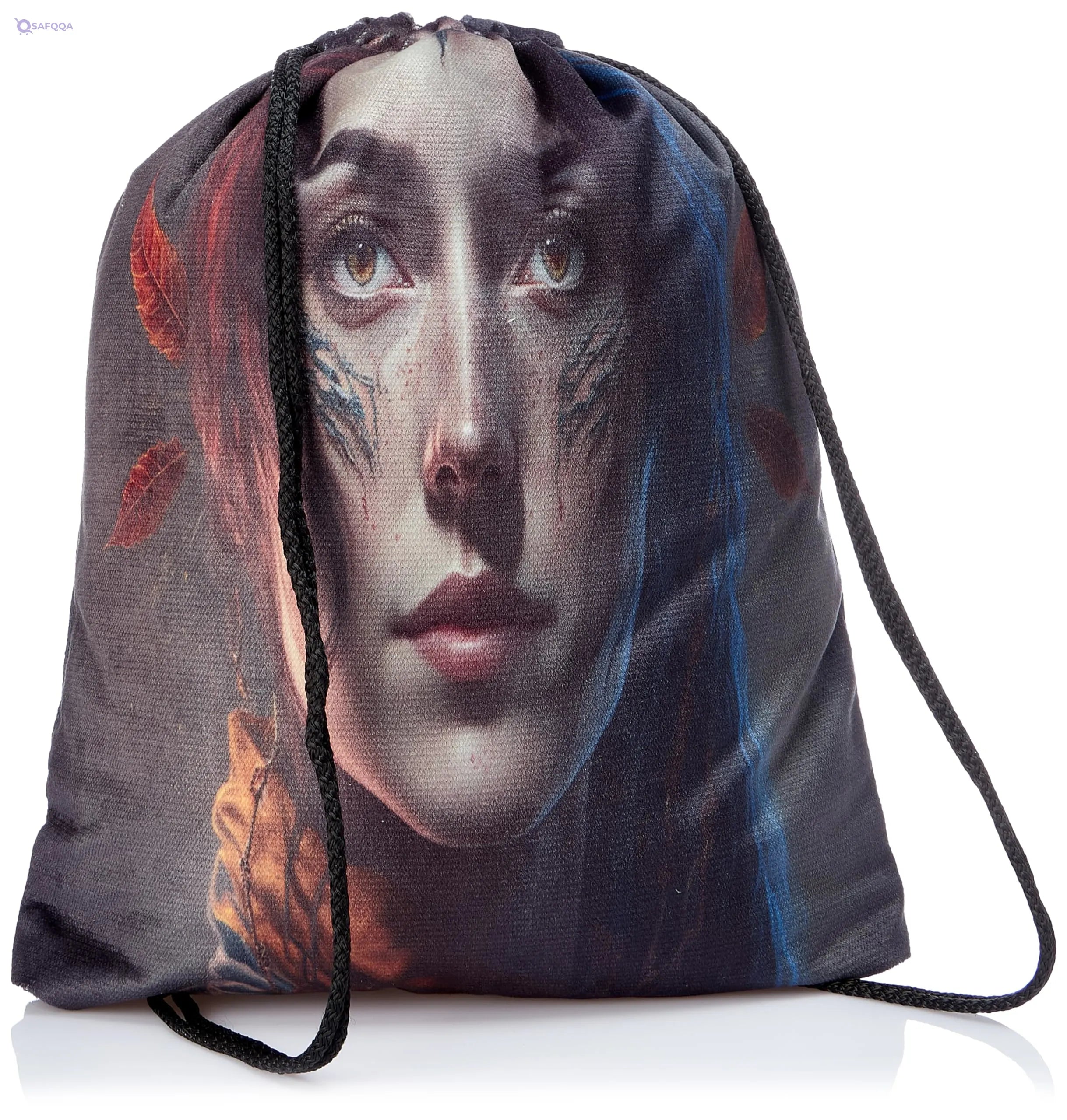 TAT DRAWSTRING BAG - 708, MultiColor, Large - Safqqa