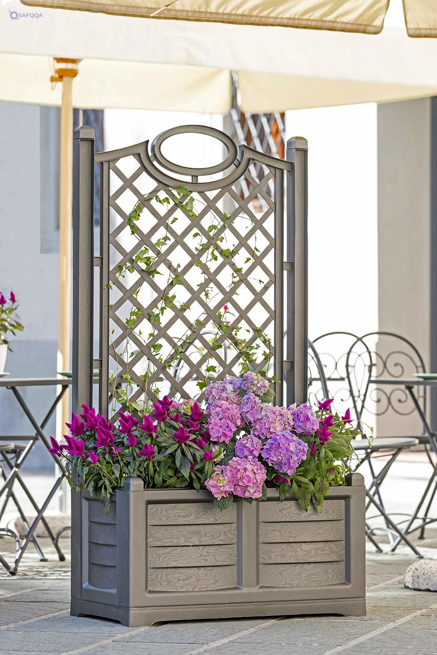 Bama Plastic Flower Planting Box , Open Box - Safqqa