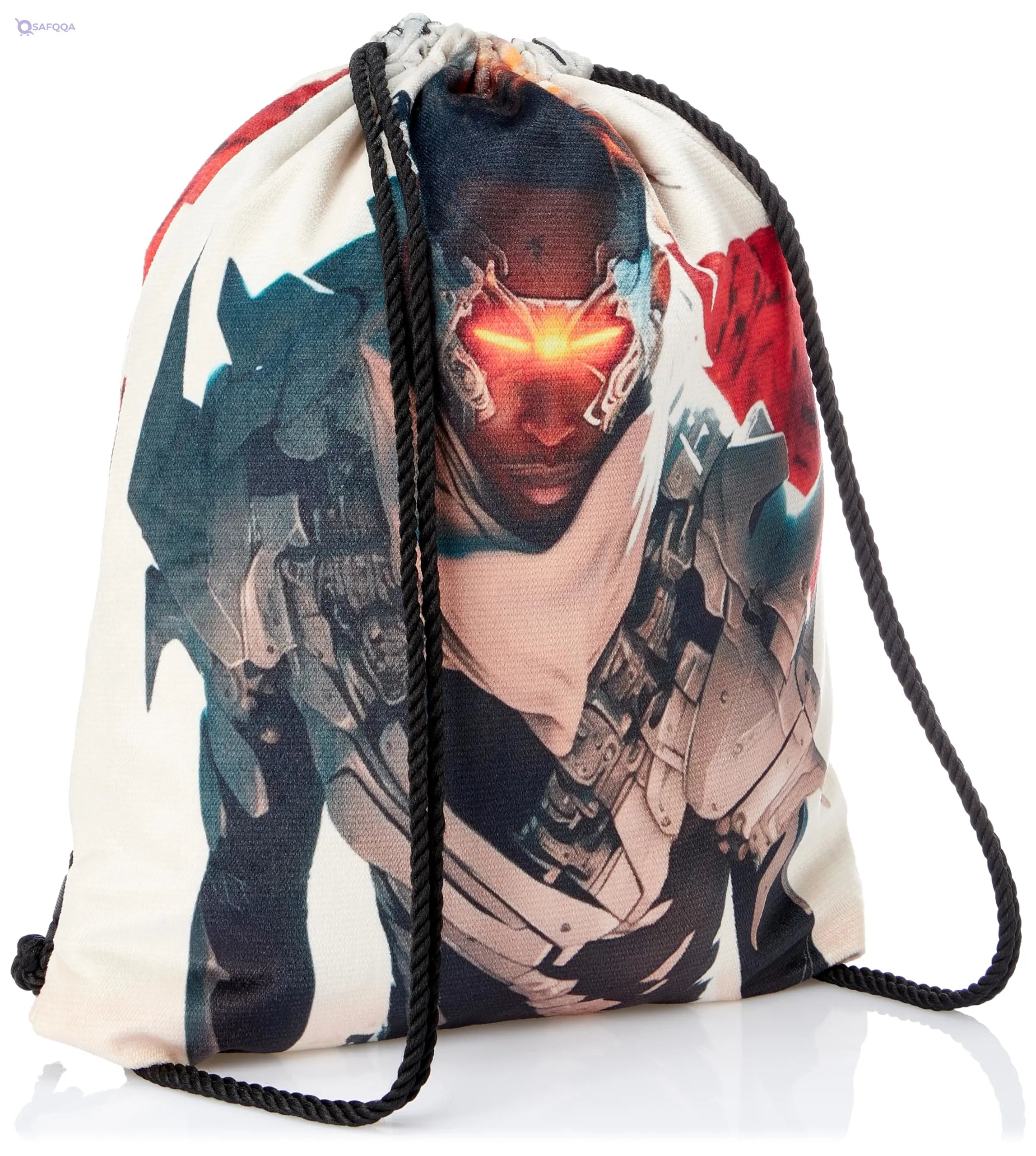 TAT DRAWSTRING BAG - 985, MultiColor, Large - Safqqa