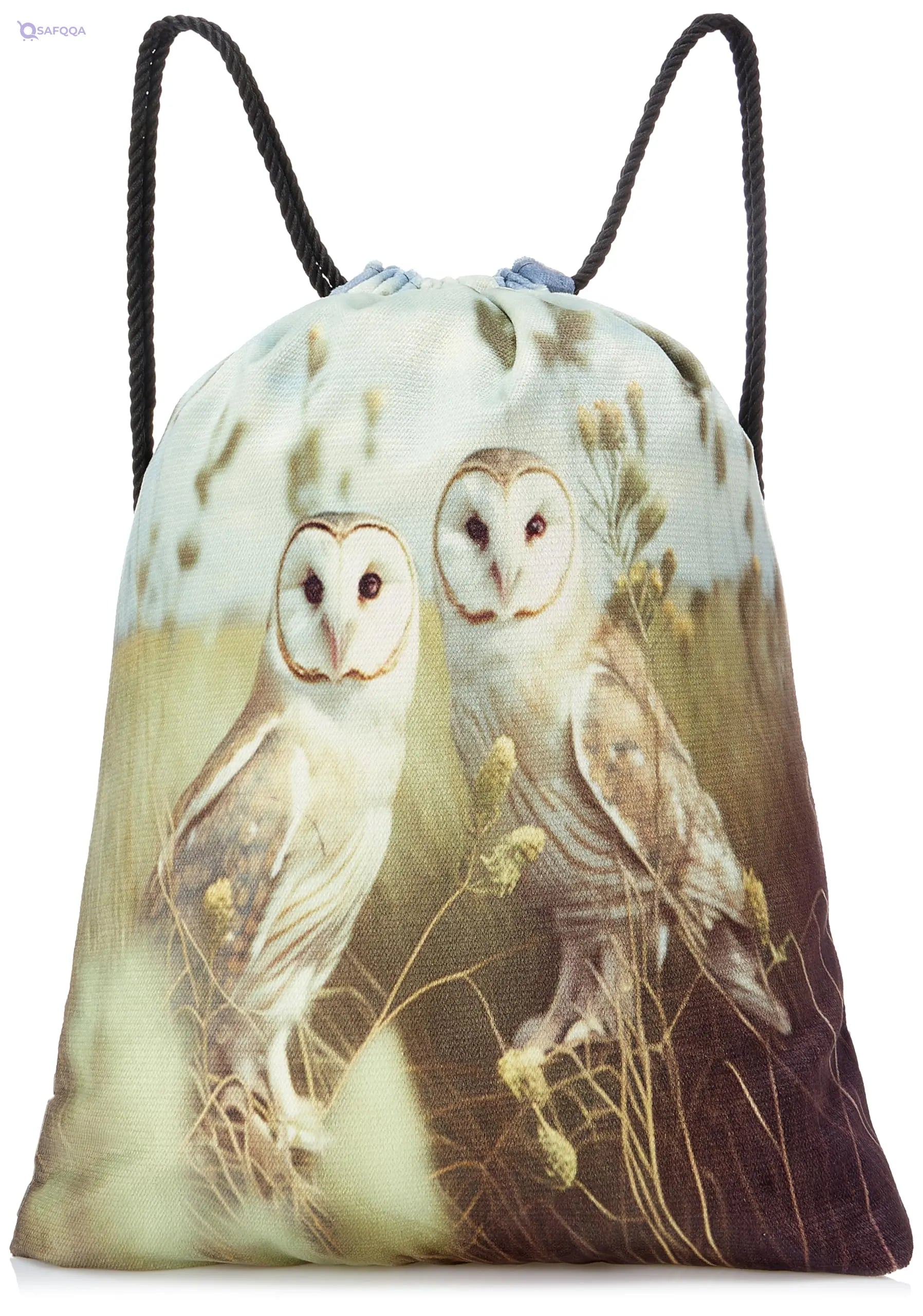 TAT DRAWSTRING BAG - 966, MultiColor, Large - Safqqa