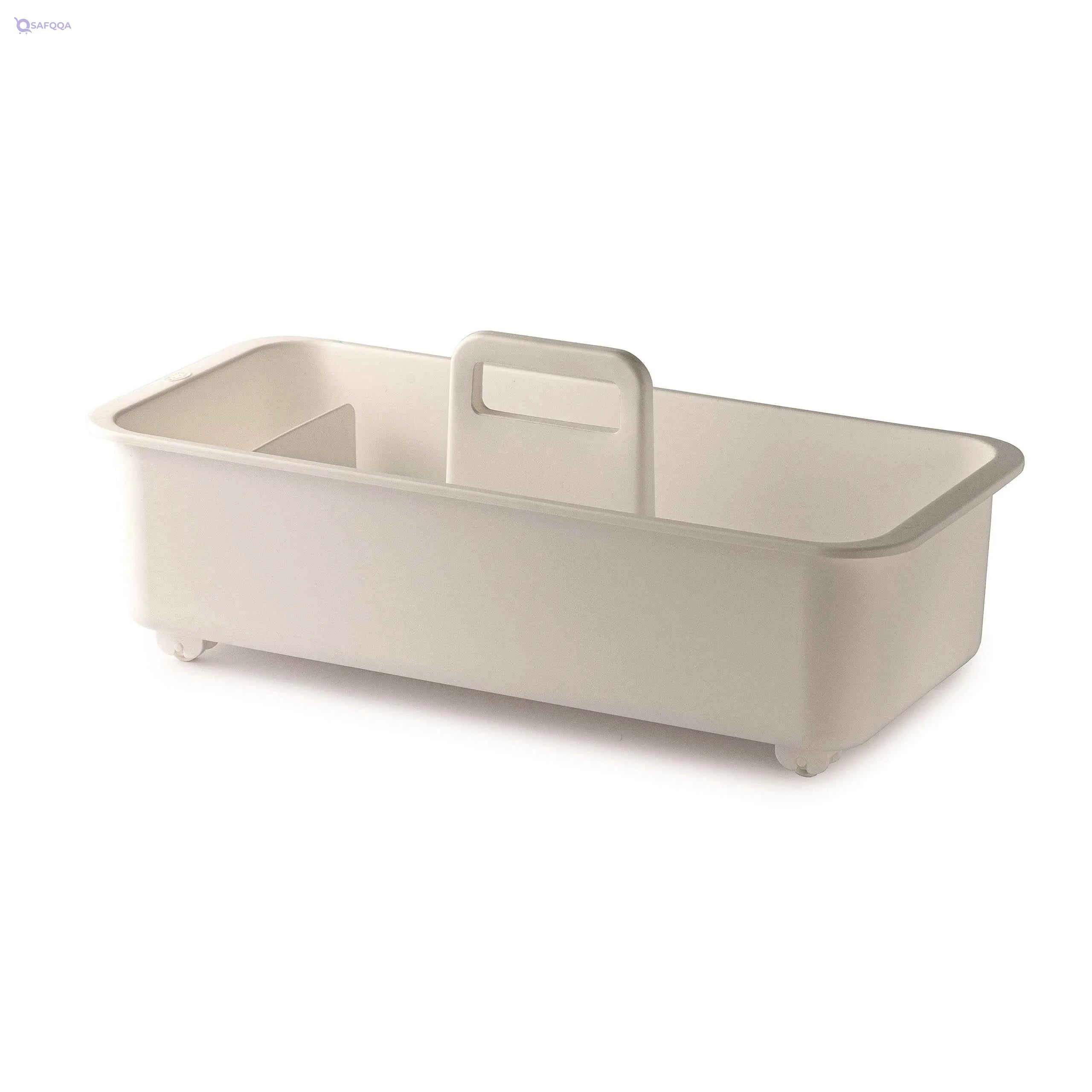 Snips White Organiser Under Sink Basket with Wheels | Made in Italy - Safqqa