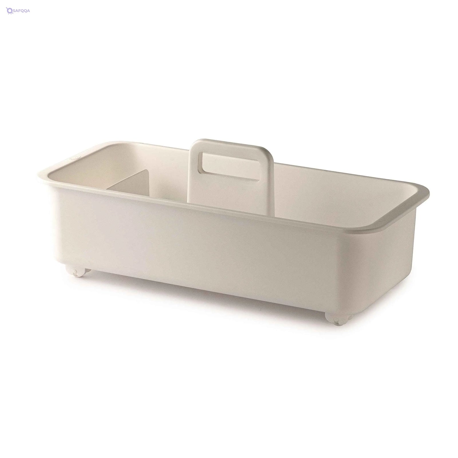 Snips White Organiser Under Sink Basket with Wheels | Made in Italy - Safqqa