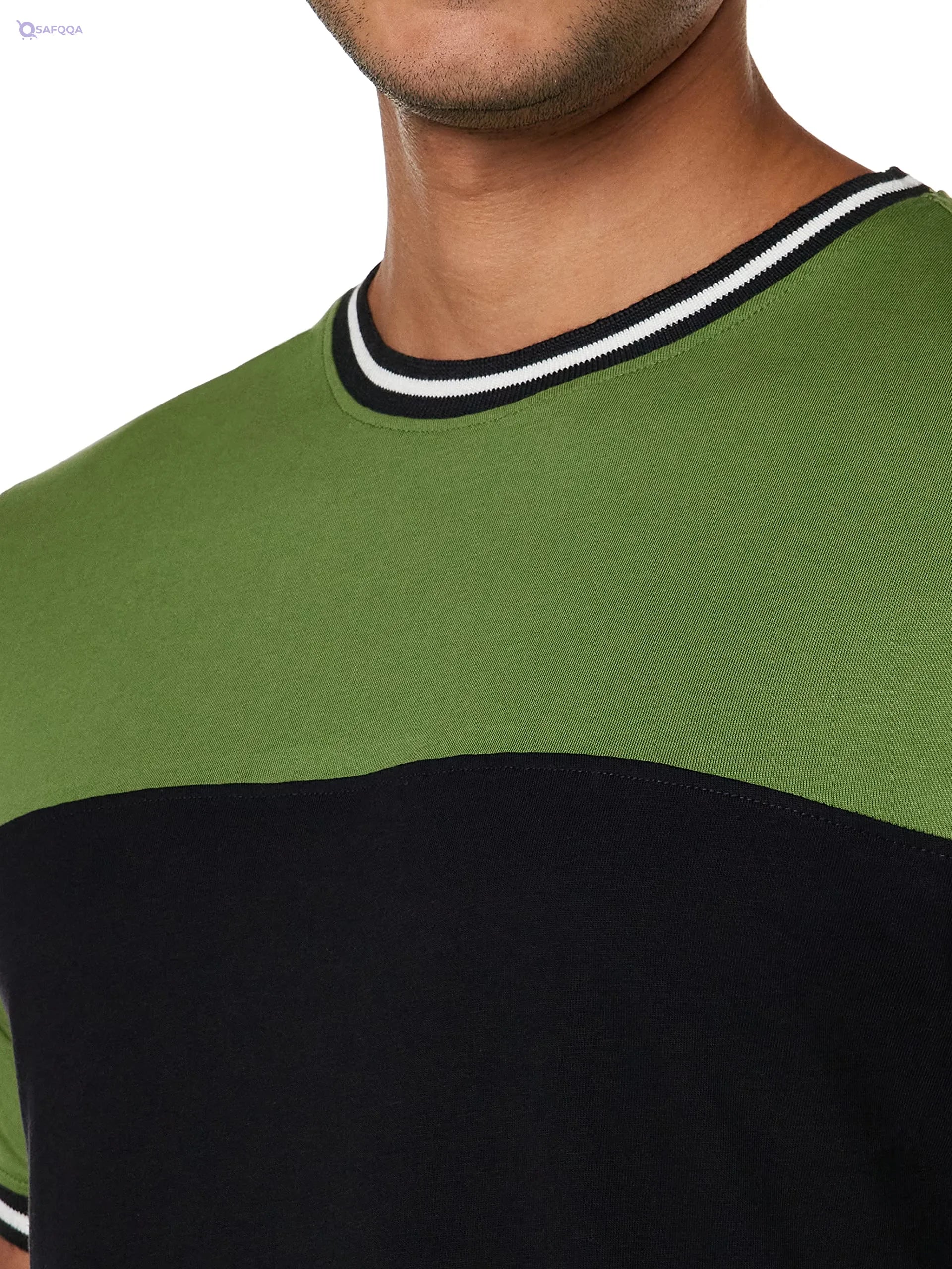 Symbol Men’s Solid Regular Fit T-Shirt – Classic Comfort - Safqqa