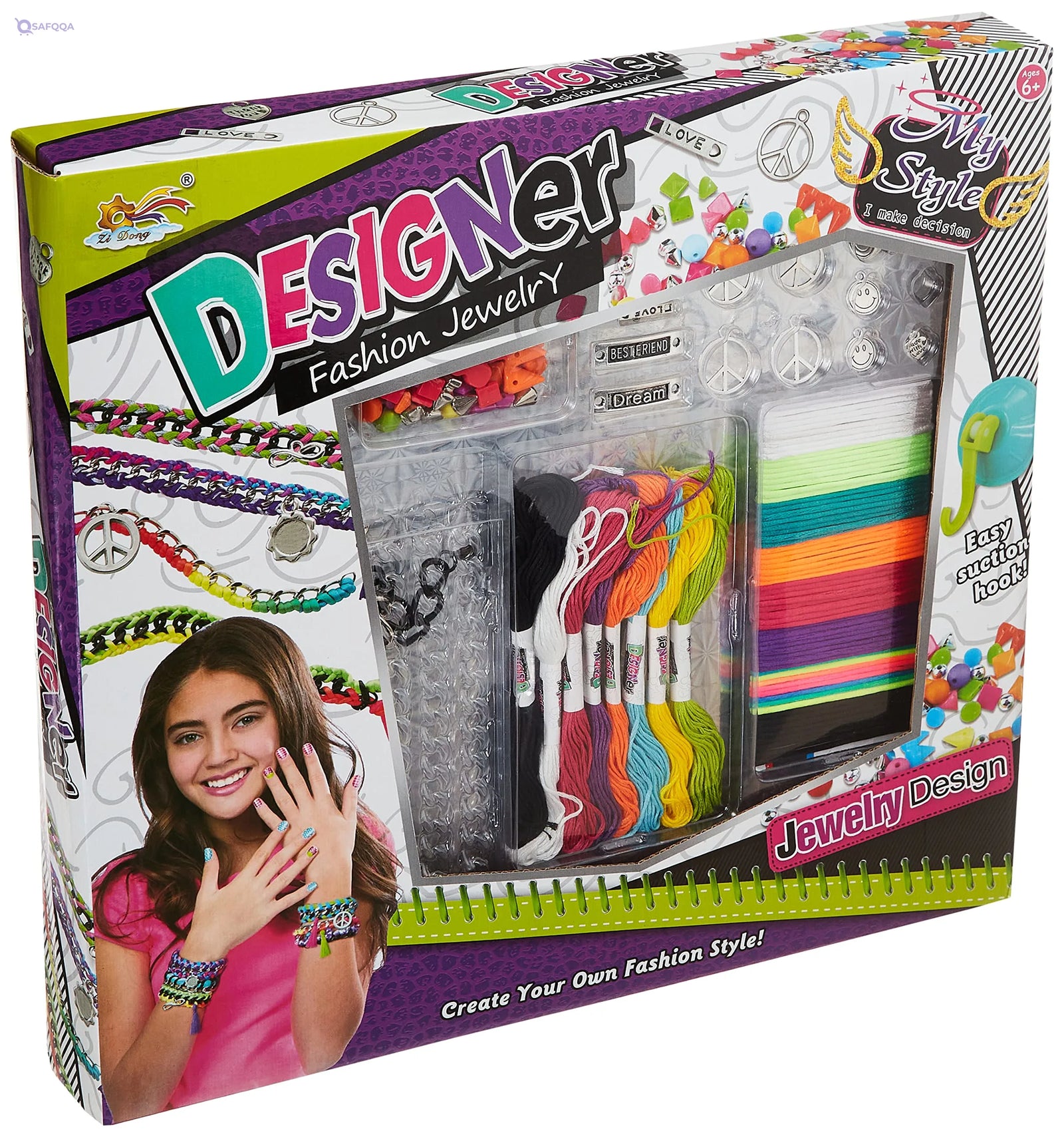 Thread and Bracelet Craft Set for Kids - Safqqa