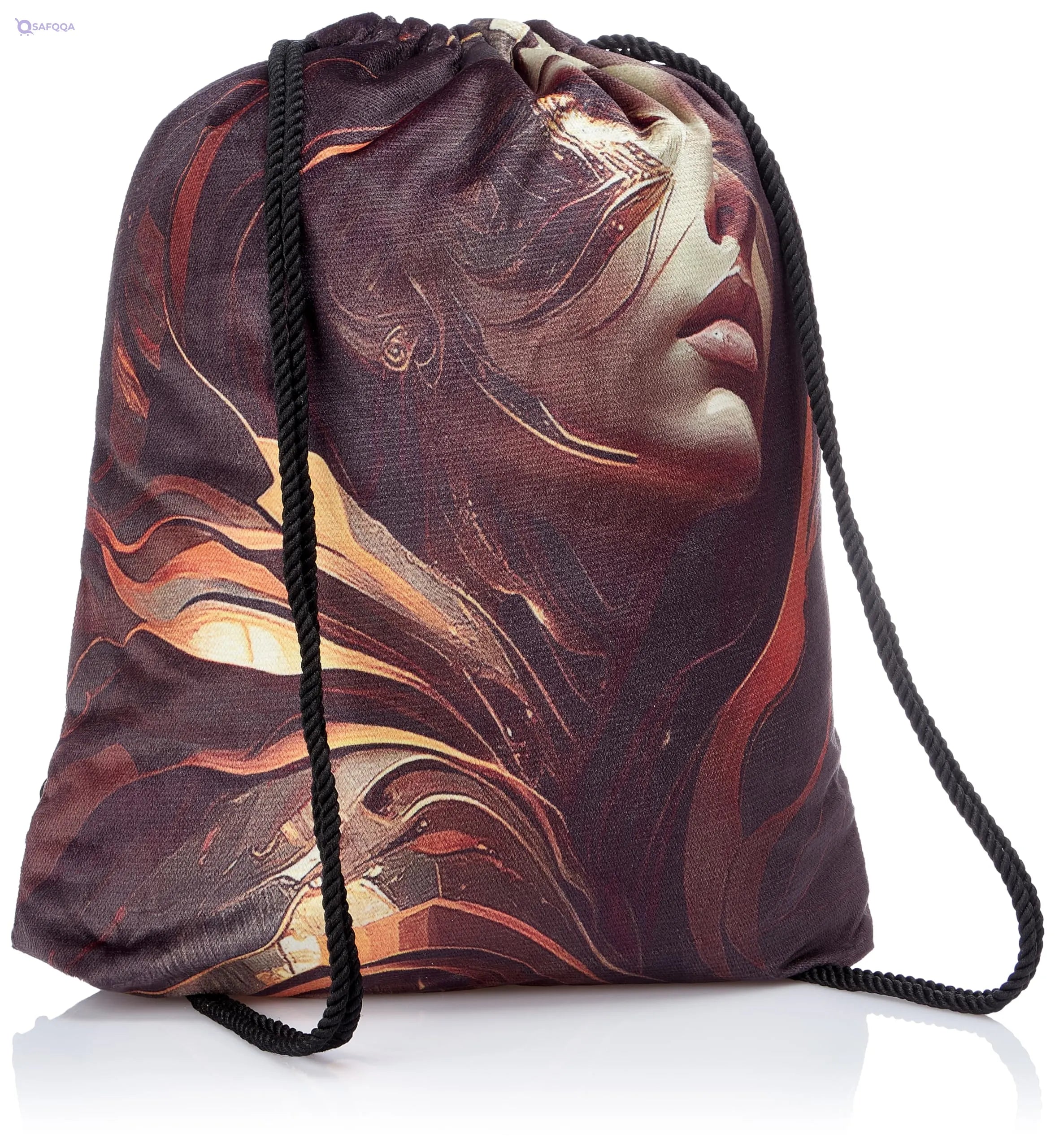 TAT DRAWSTRING BAG - 776, MultiColor, Large - Safqqa