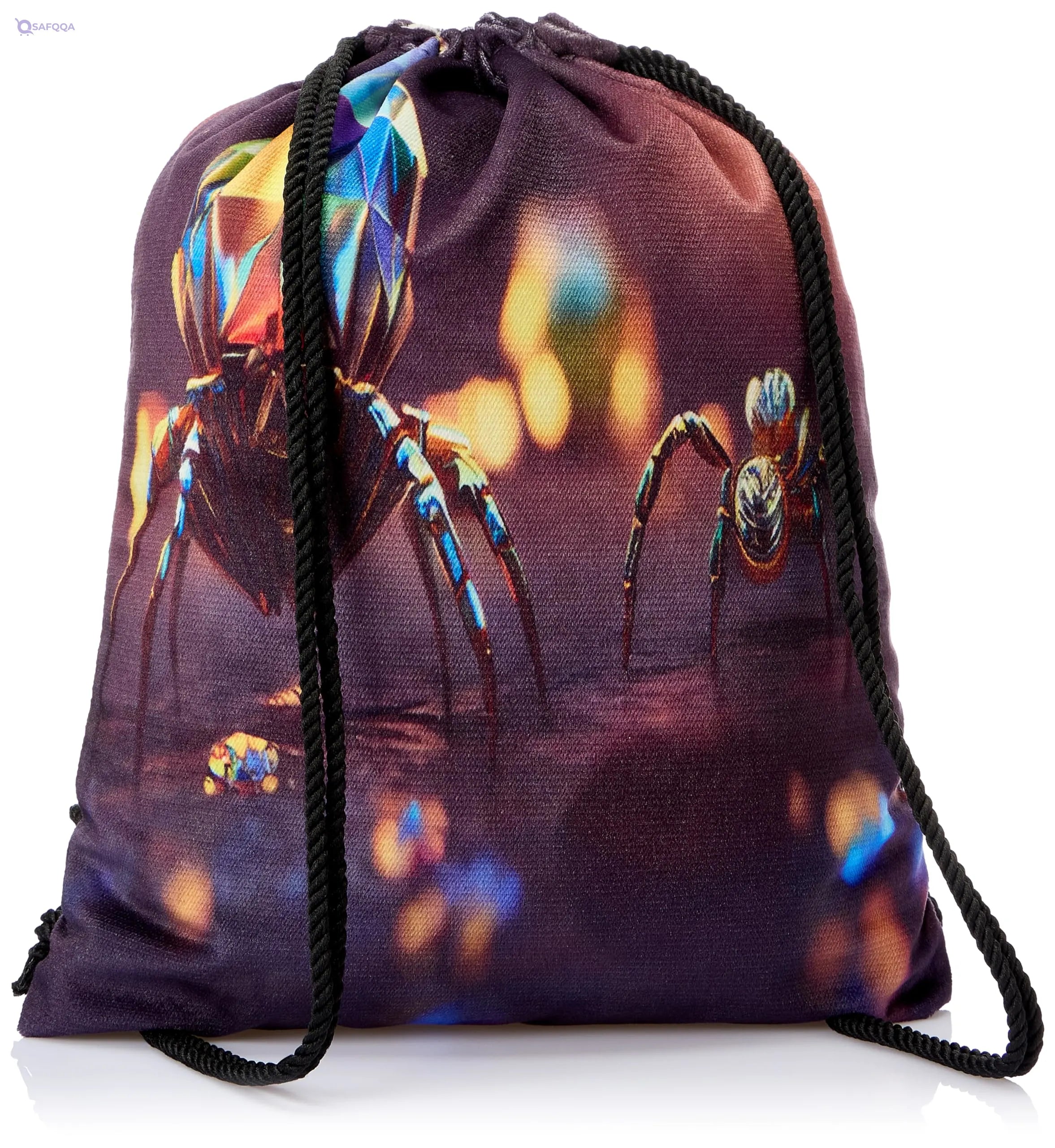 TAT DRAWSTRING BAG - 610, MultiColor, Large - Safqqa