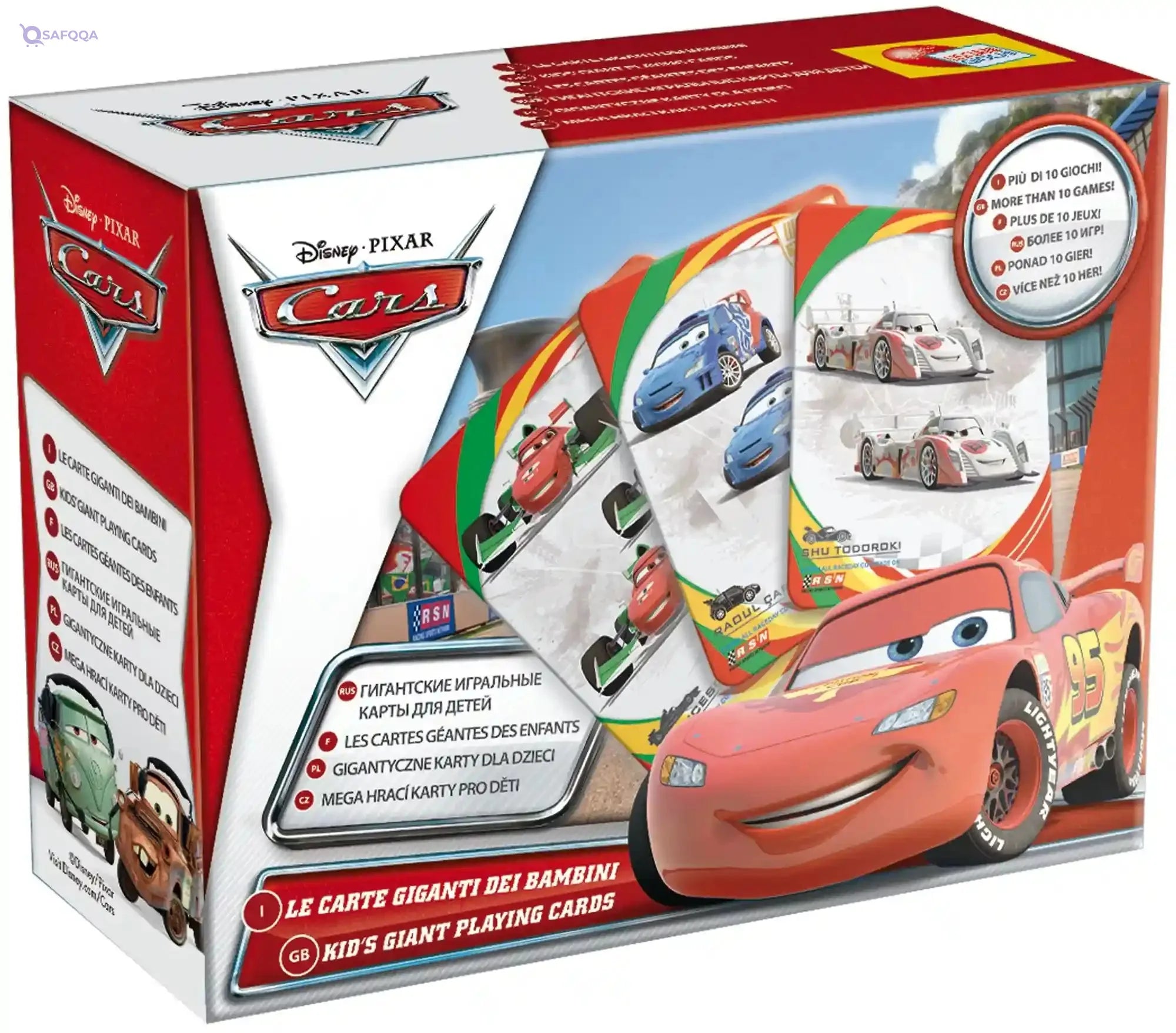 Liscianigiochi 35373 Cars 2 Giant Children's Cards - Safqqa Egypt