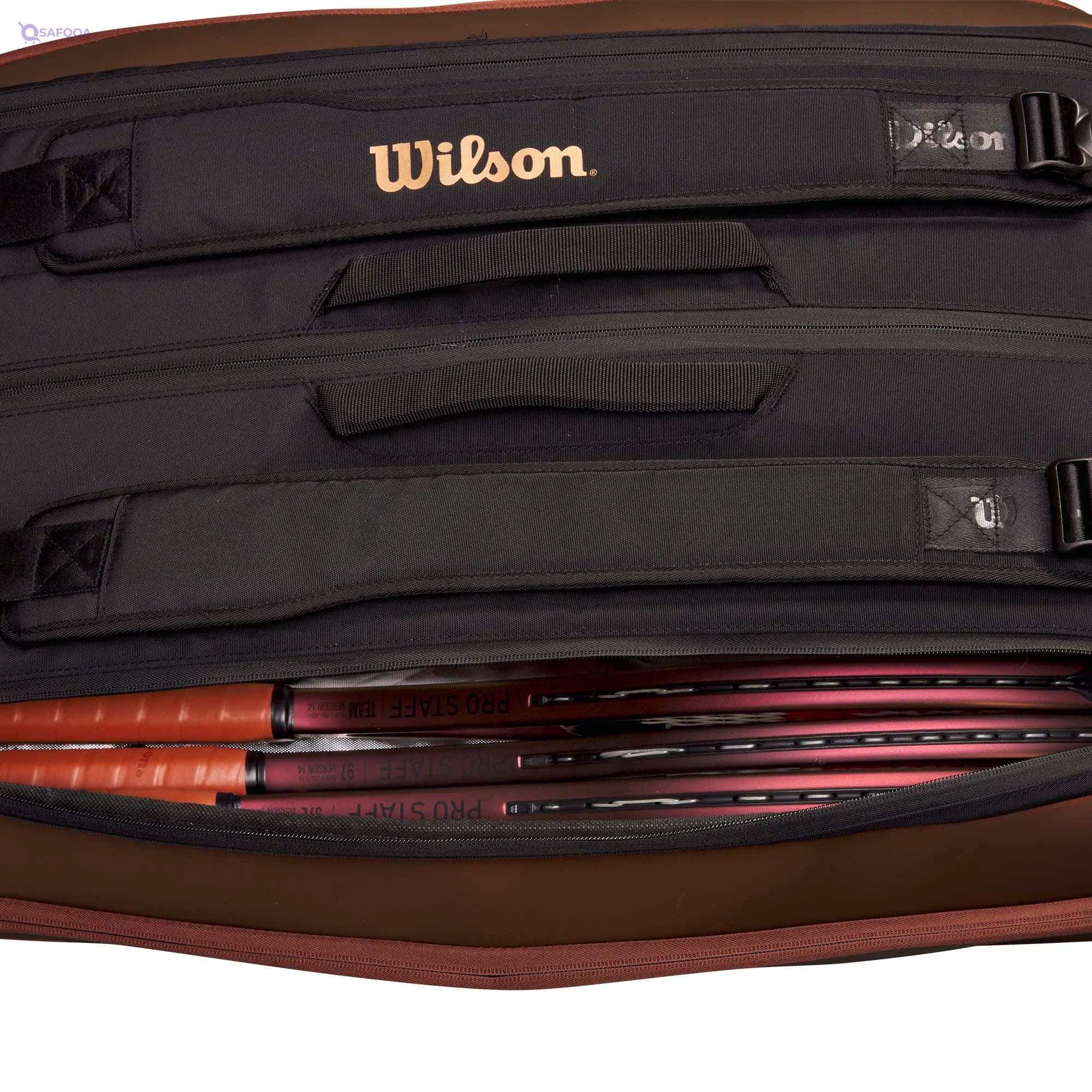 WILSON Pro Staff V14 Super Tour Tennis Racket Bag – 15 Rackets - Safqqa