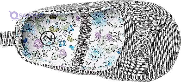 Mix & Max Front Bow Elastic Strap Shoes for Girls - Safqqa Egypt