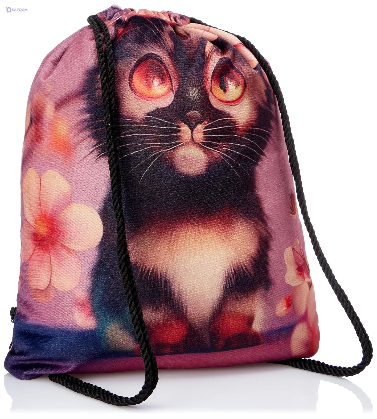 TAT DRAWSTRING BAG - 806, MultiColor, Large - Safqqa