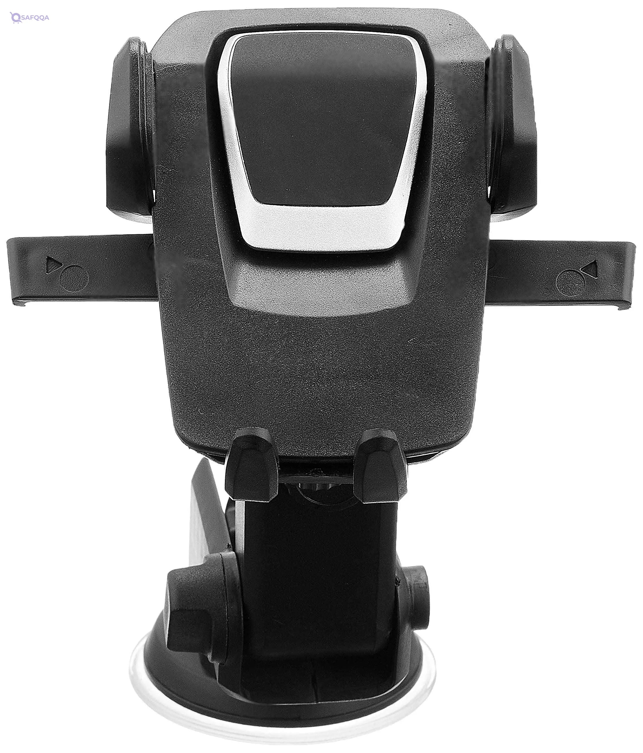 Easy one touch 2 universal car mount holder for smartphones iphone x samsung s8 note 8 huawei oneplus - black - Safqqa Egypt