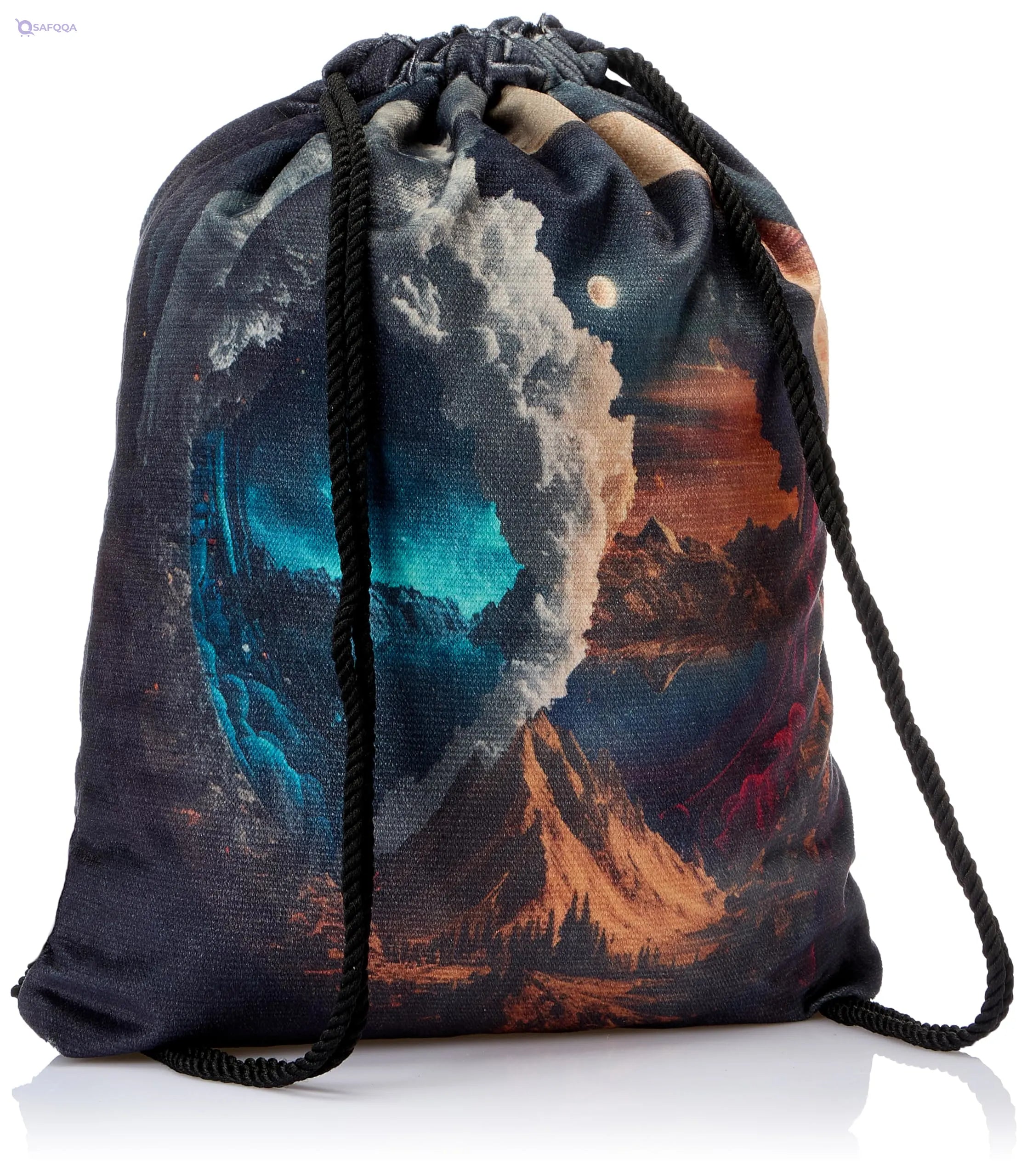 TAT DRAWSTRING BAG - 648, MultiColor, Large - Safqqa
