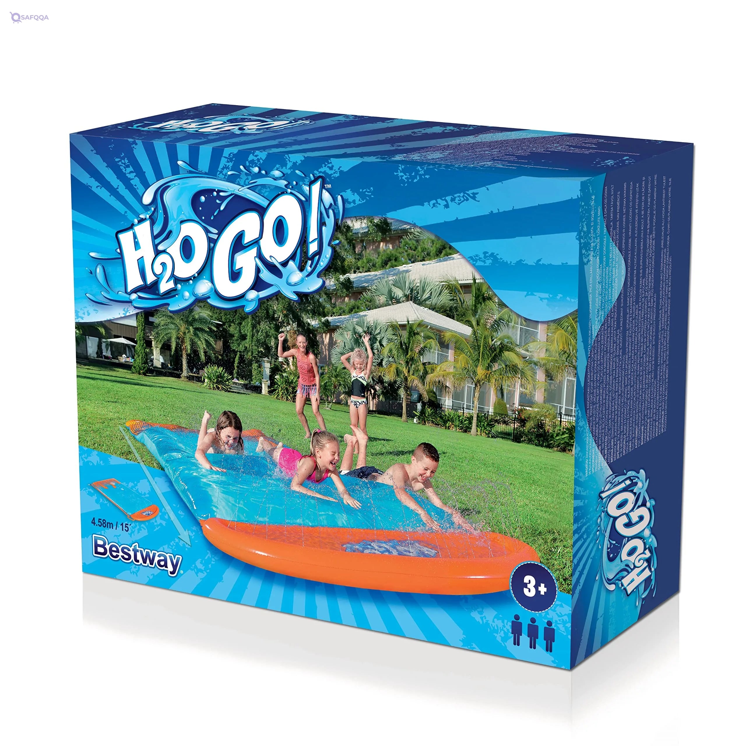 Bestway Garden Water Slide for Kids - Safqqa