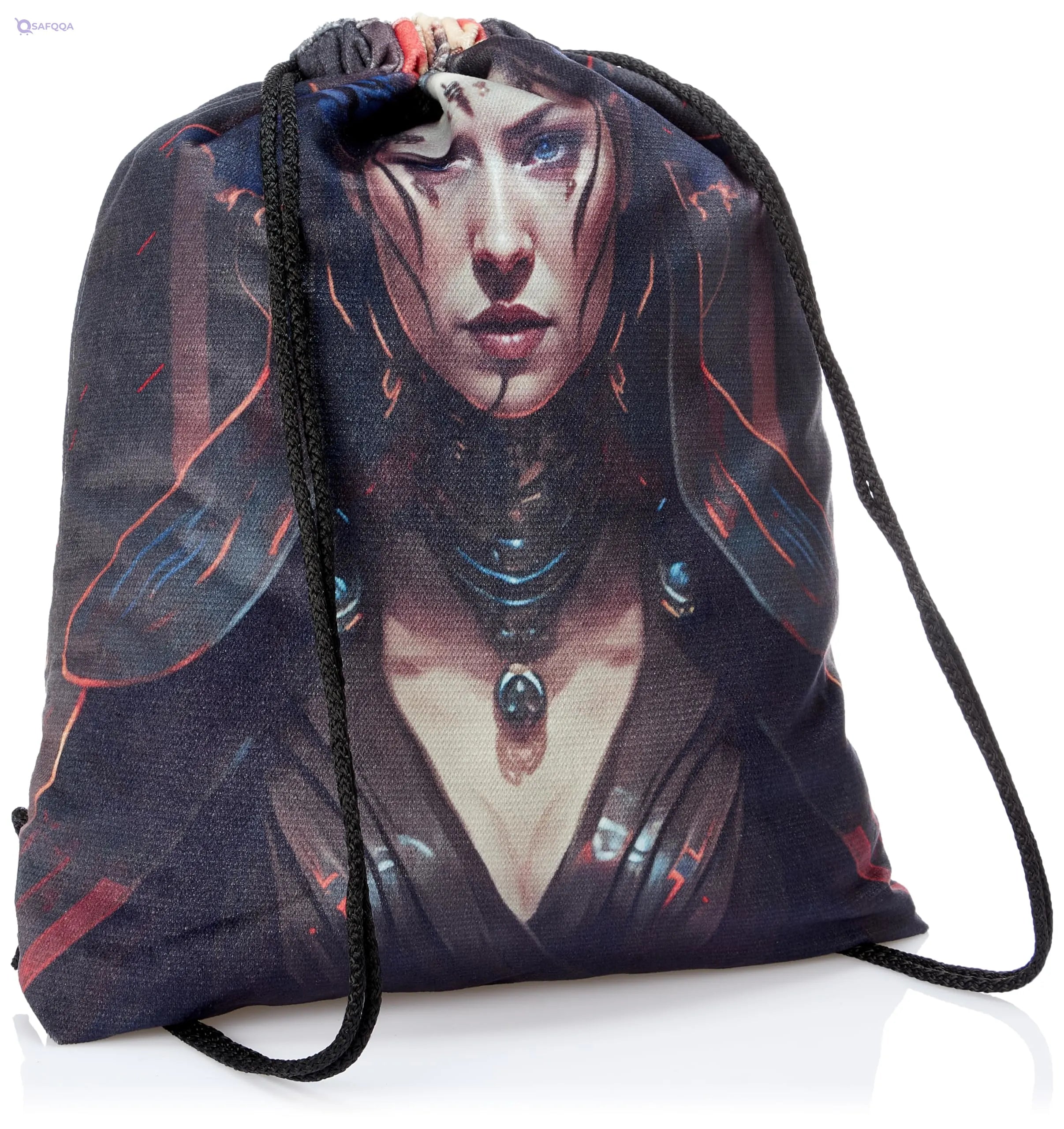 TAT DRAWSTRING BAG - 710, MultiColor, Large - Safqqa