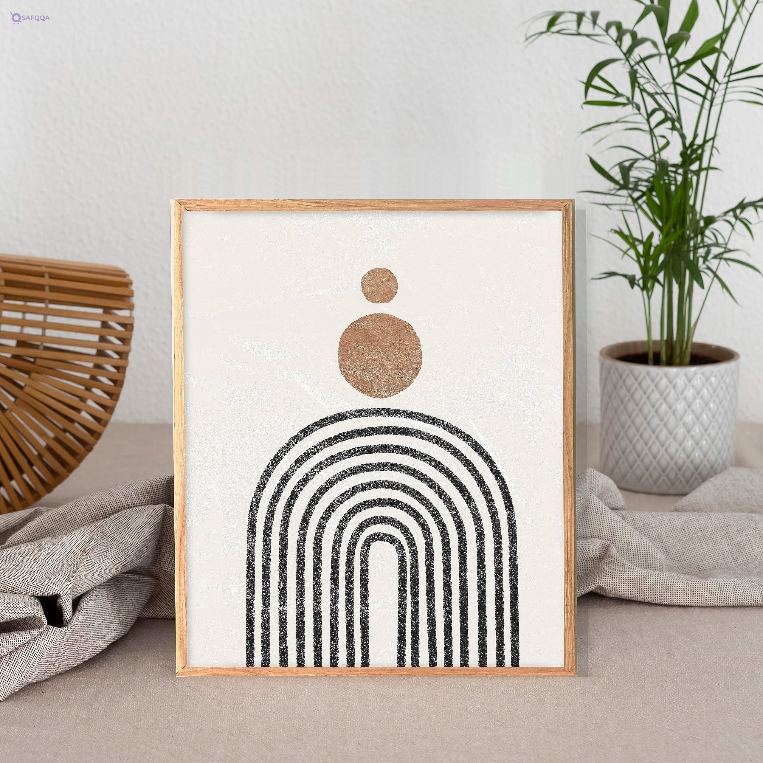 Duckly Modern Wall Frame • Made from durable materials for long-lasting use - Safqqa