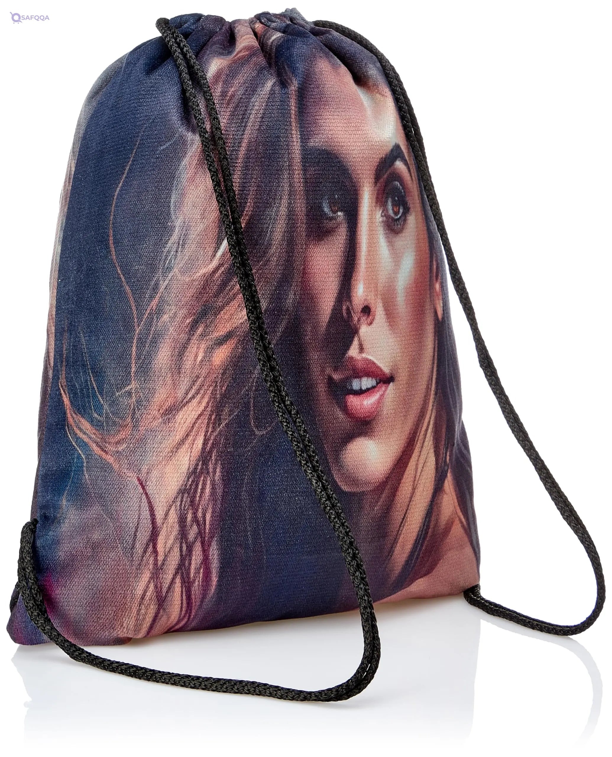 TAT DRAWSTRING BAG - 709, MultiColor, Large - Safqqa