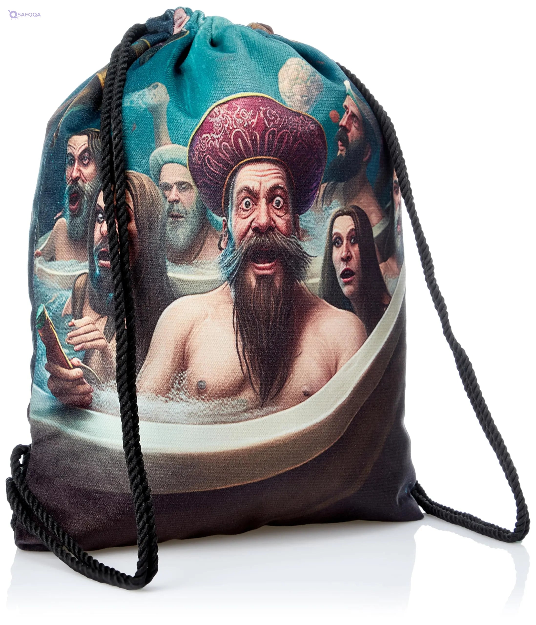 TAT DRAWSTRING BAG - 911, MultiColor, Large - Safqqa