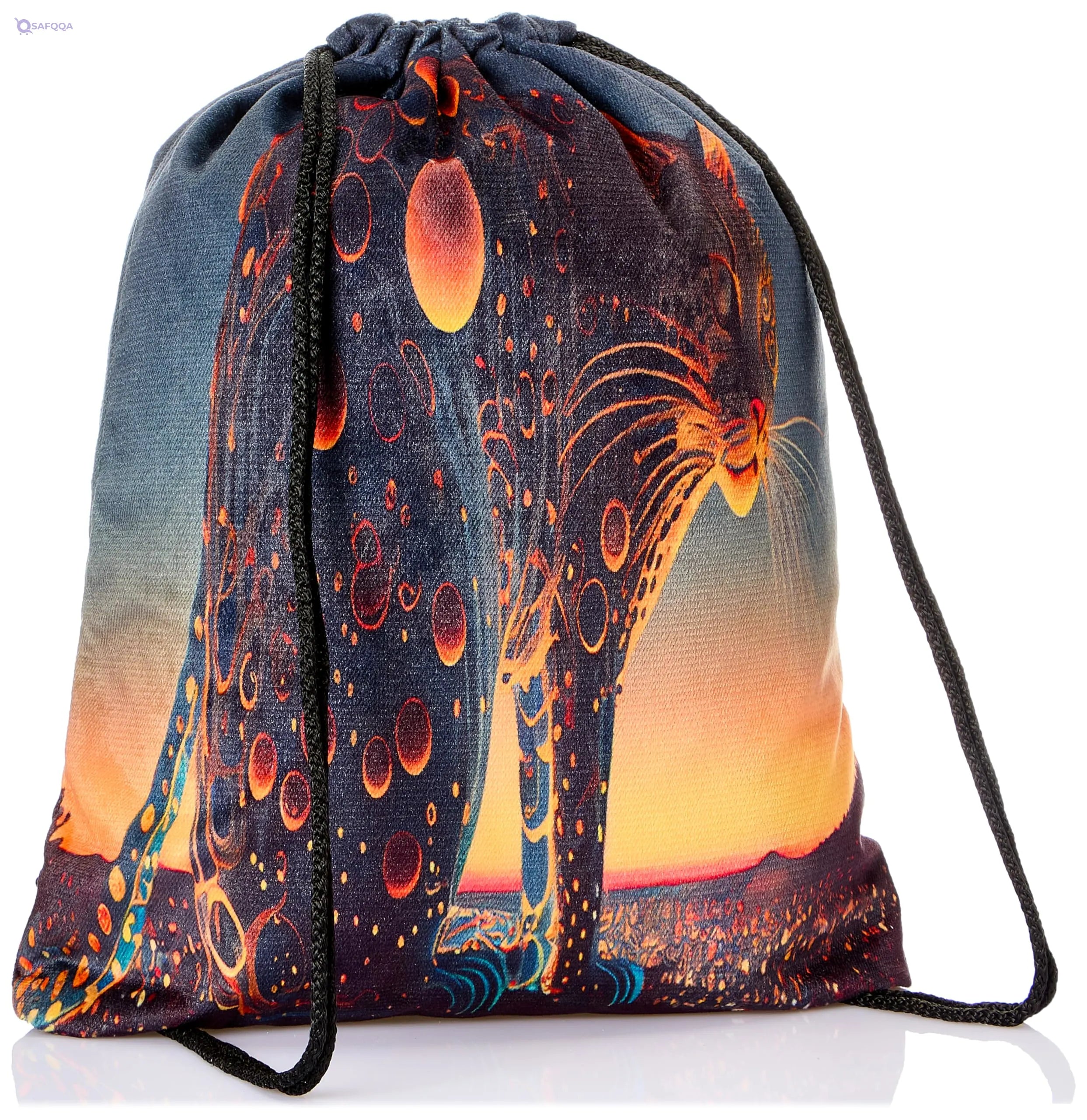 TAT DRAWSTRING BAG - 933, MultiColor, Large - Safqqa