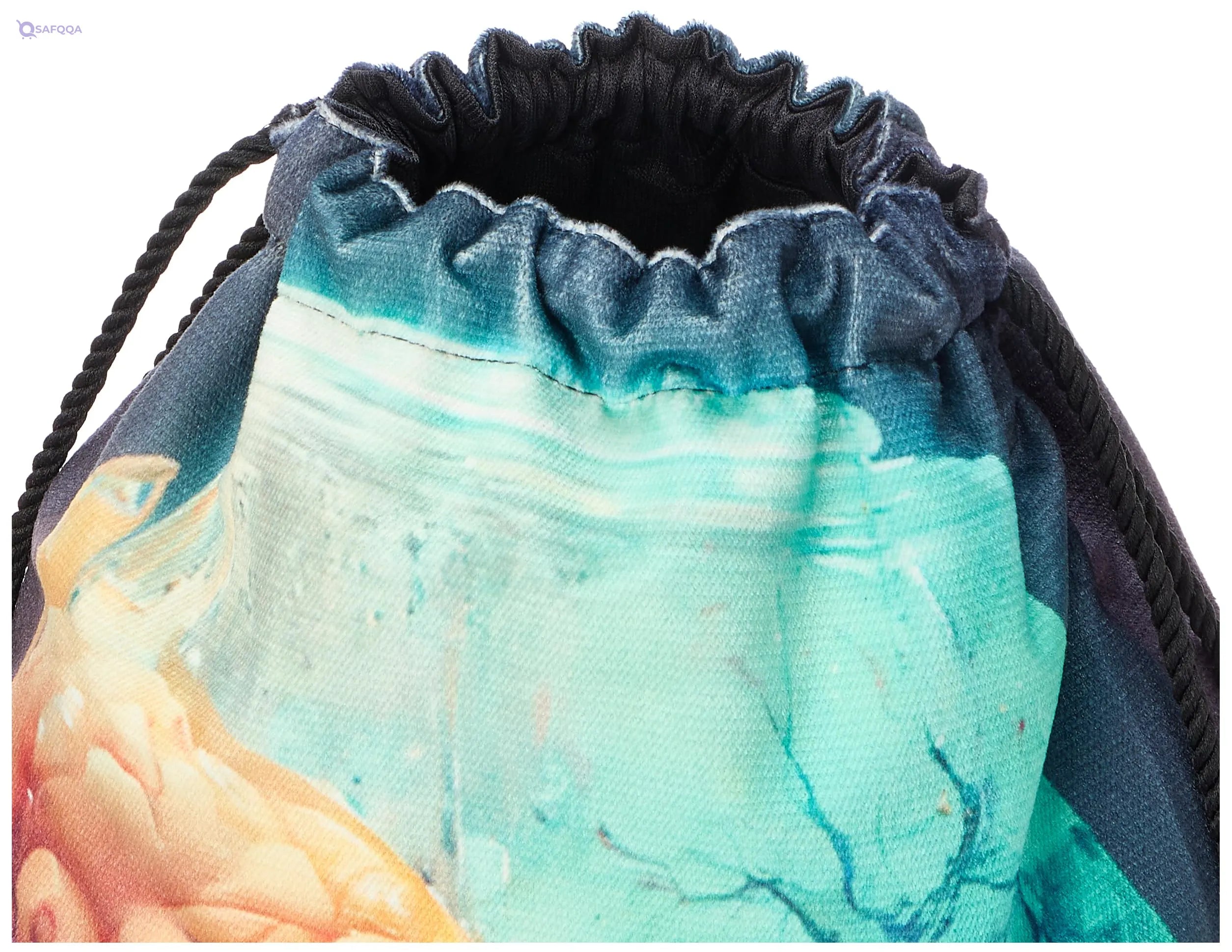 TAT DRAWSTRING BAG - 583, MultiColor, Large - Safqqa