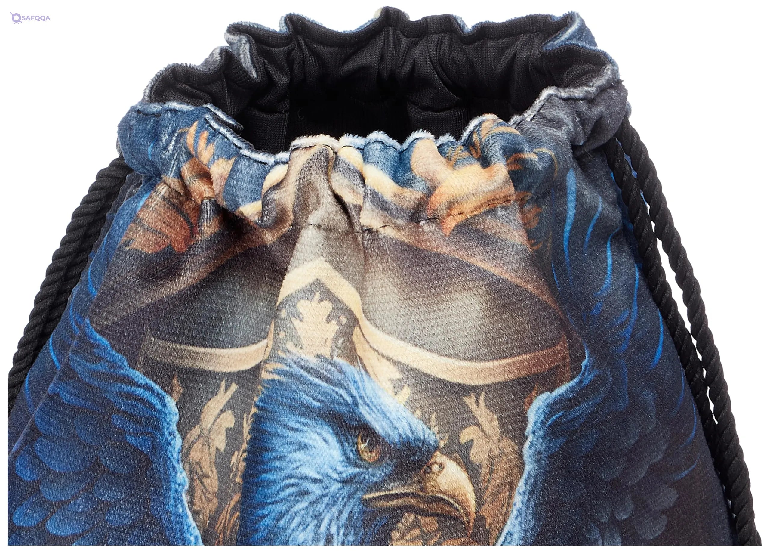TAT DRAWSTRING BAG - 663, MultiColor, Large - Safqqa