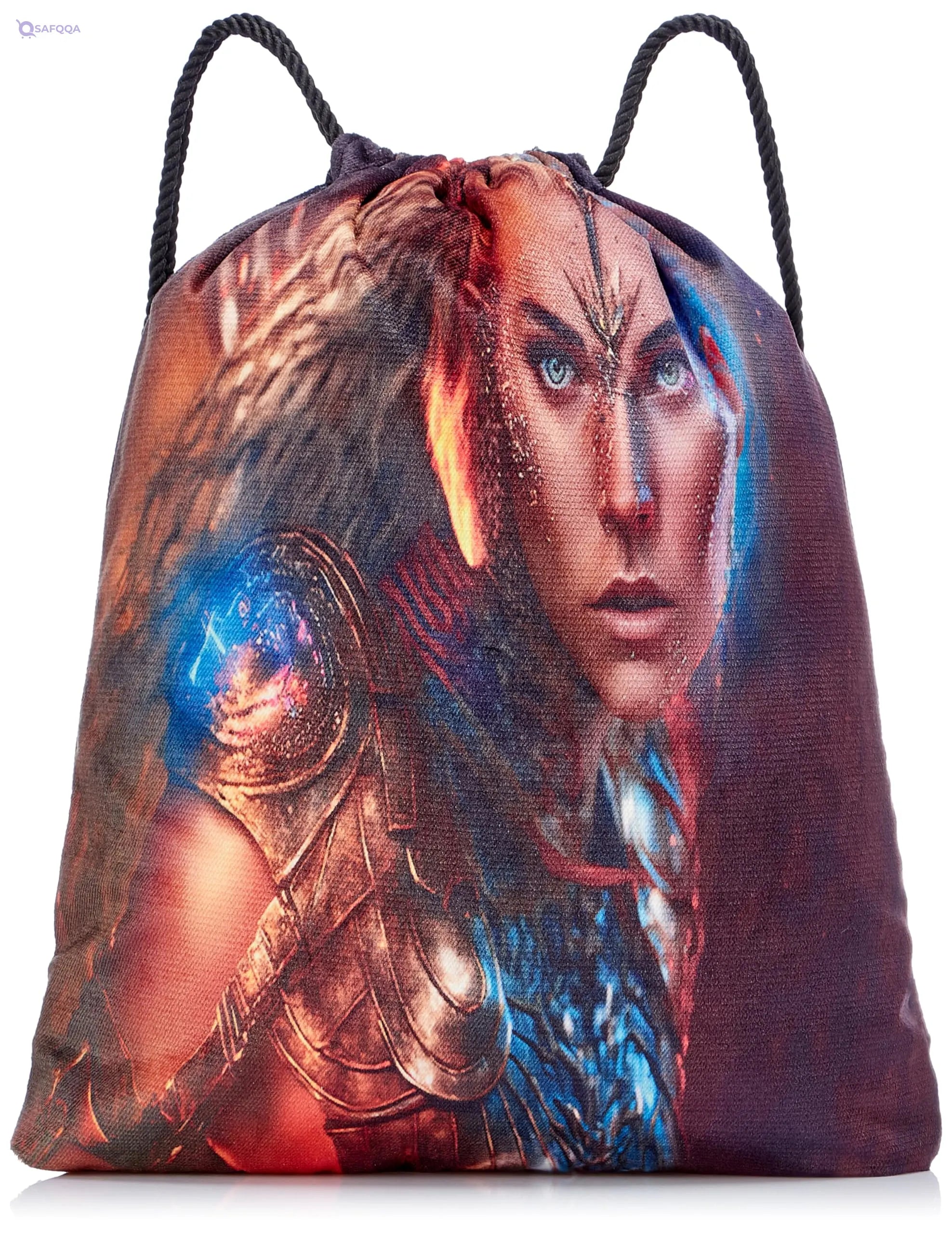 TAT DRAWSTRING BAG - 846, MultiColor, Large - Safqqa