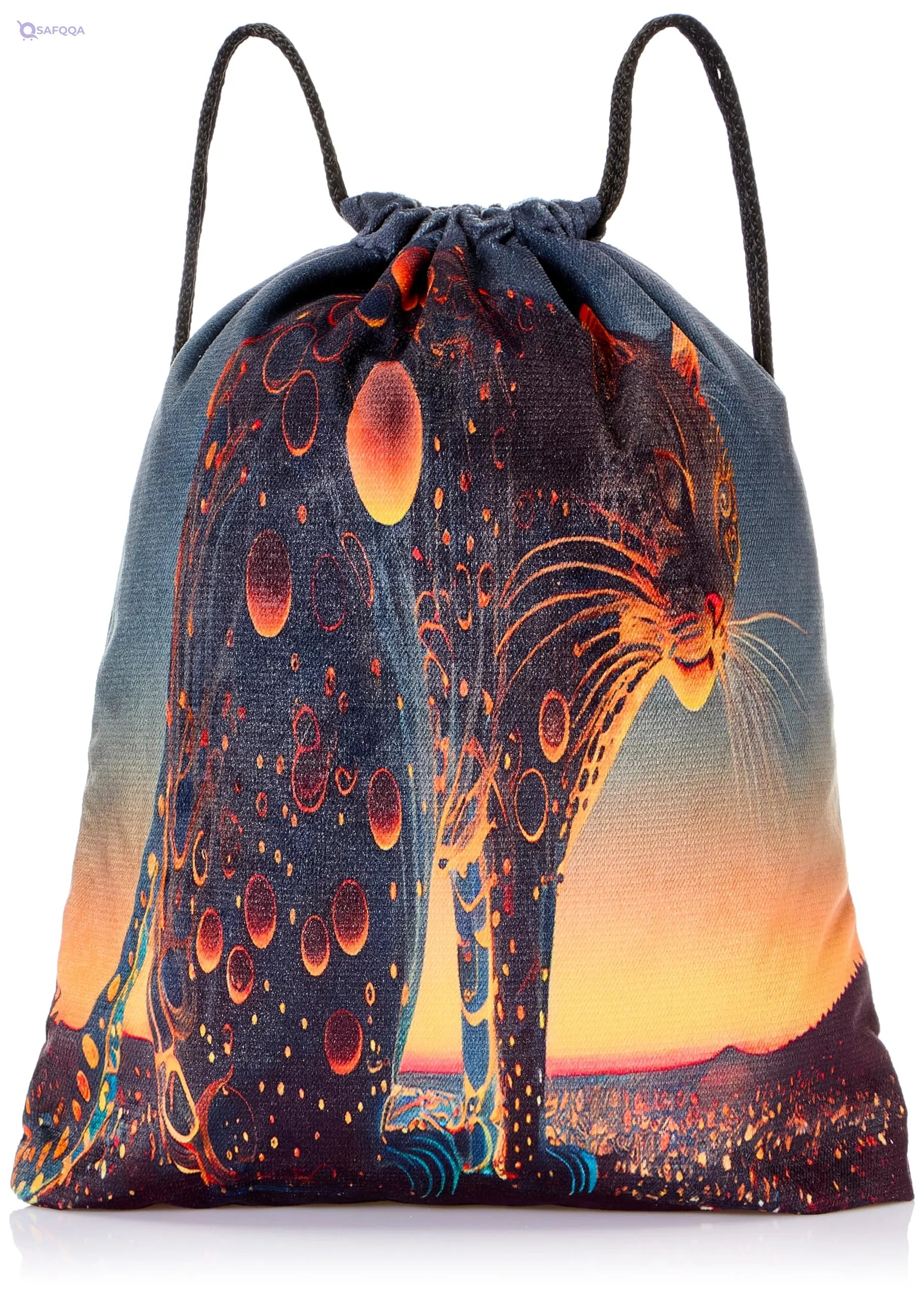 TAT DRAWSTRING BAG - 933, MultiColor, Large - Safqqa