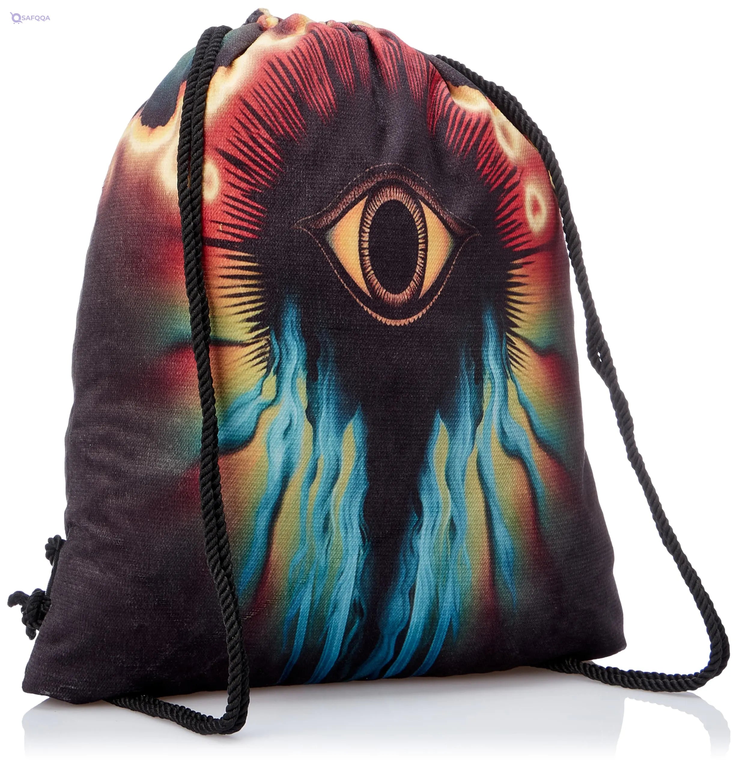 TAT DRAWSTRING BAG - 903, MultiColor, Large - Safqqa