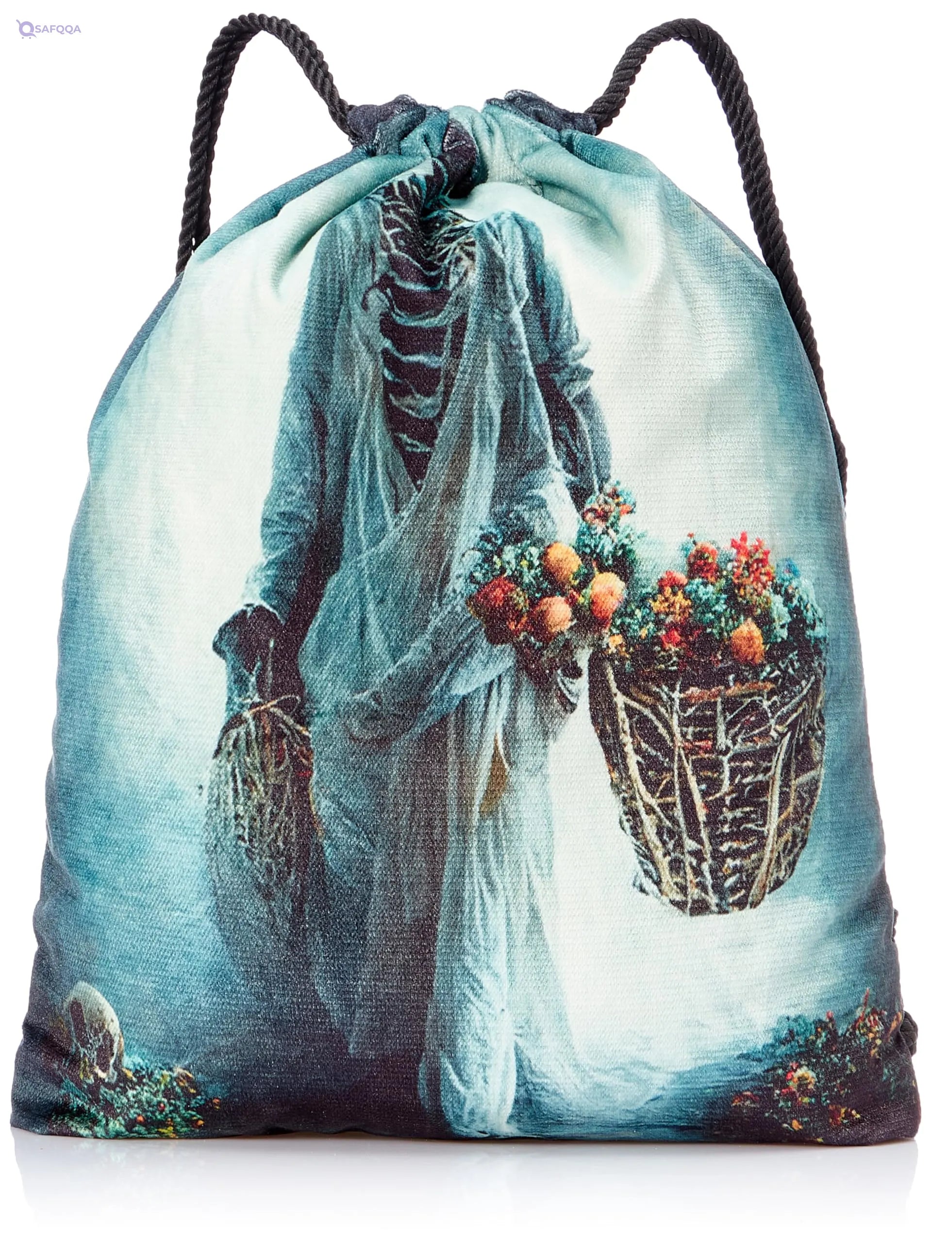 TAT DRAWSTRING BAG - 606, MultiColor, Large - Safqqa