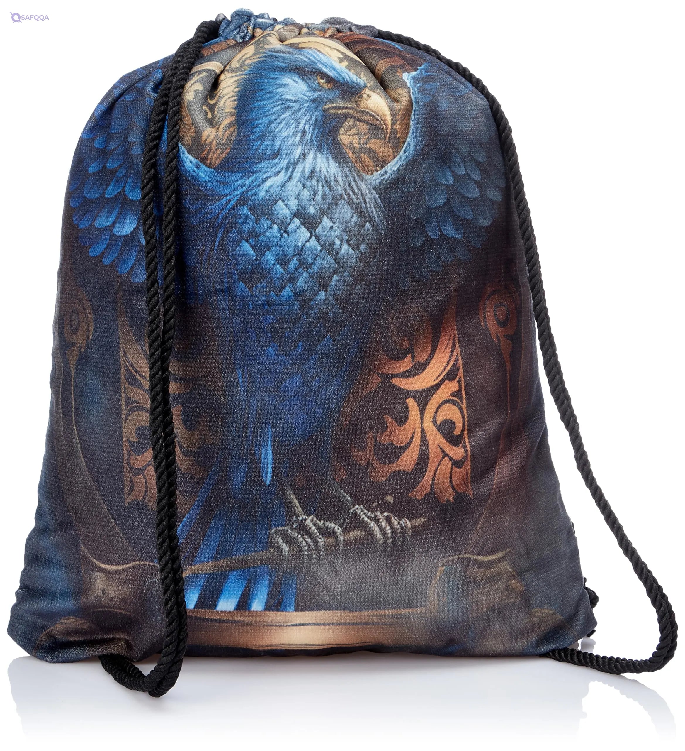 TAT DRAWSTRING BAG - 663, MultiColor, Large - Safqqa