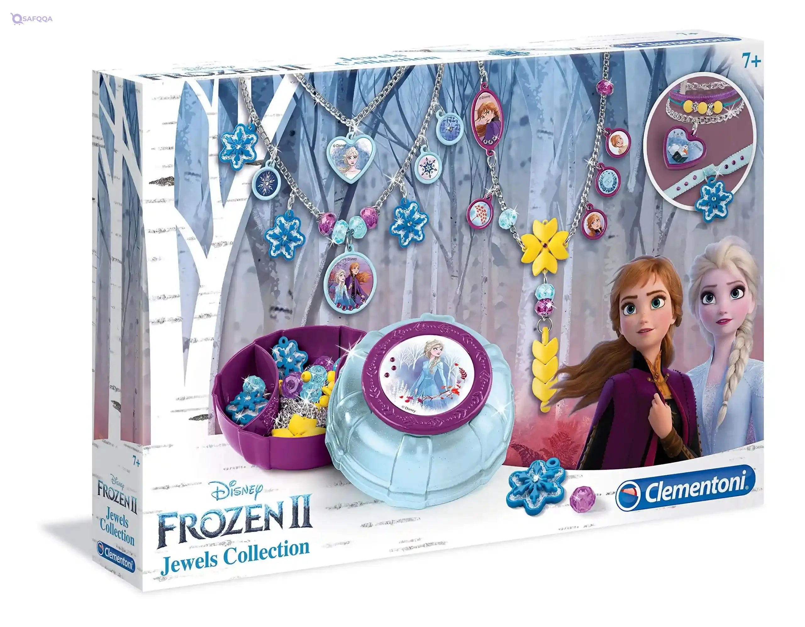 Clementoni Disney Frozen 2 Cool Jewels Craft Set for Kids (Aged 7 and Up) - Safqqa
