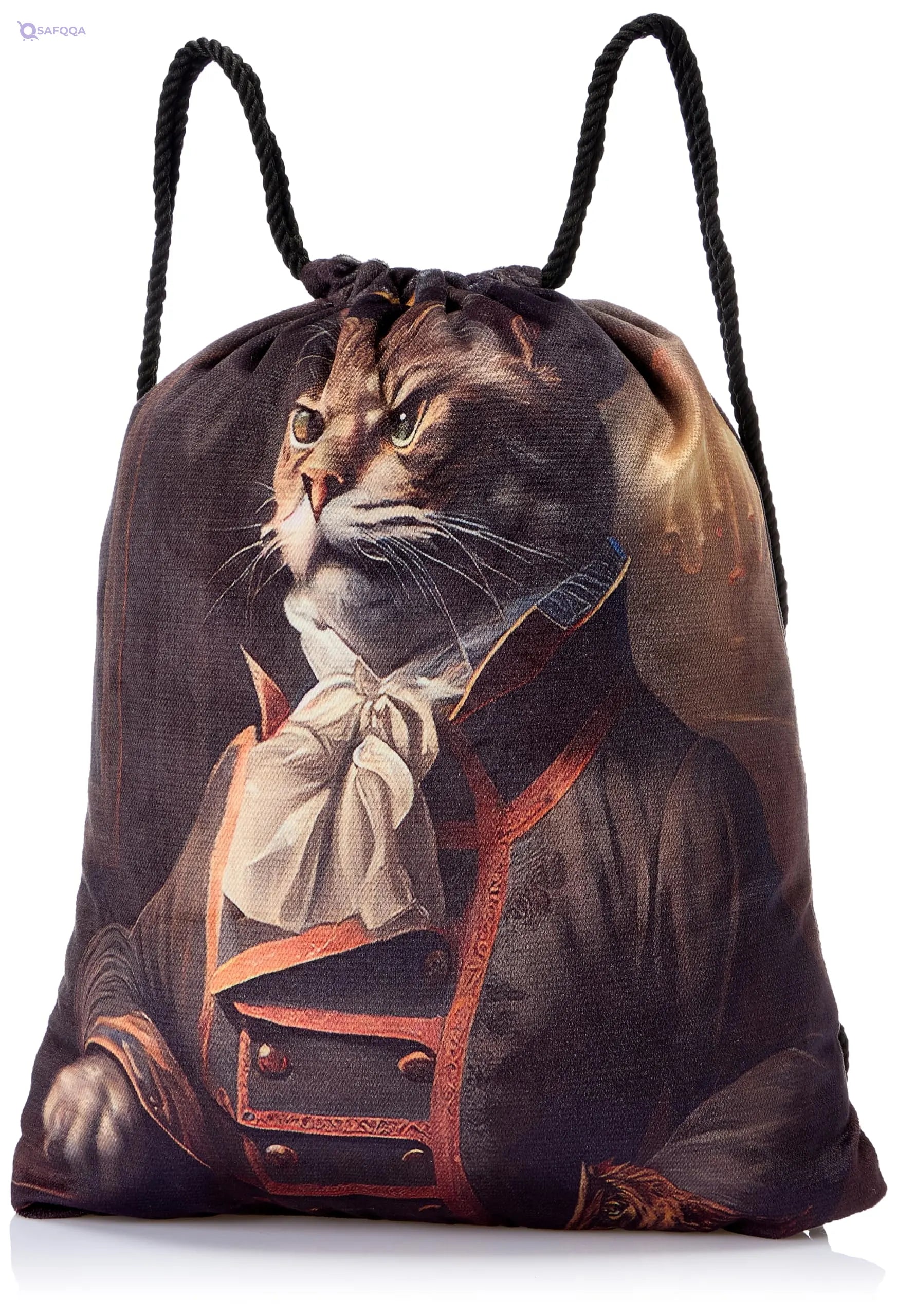 TAT DRAWSTRING BAG - 841, MultiColor, Large - Safqqa