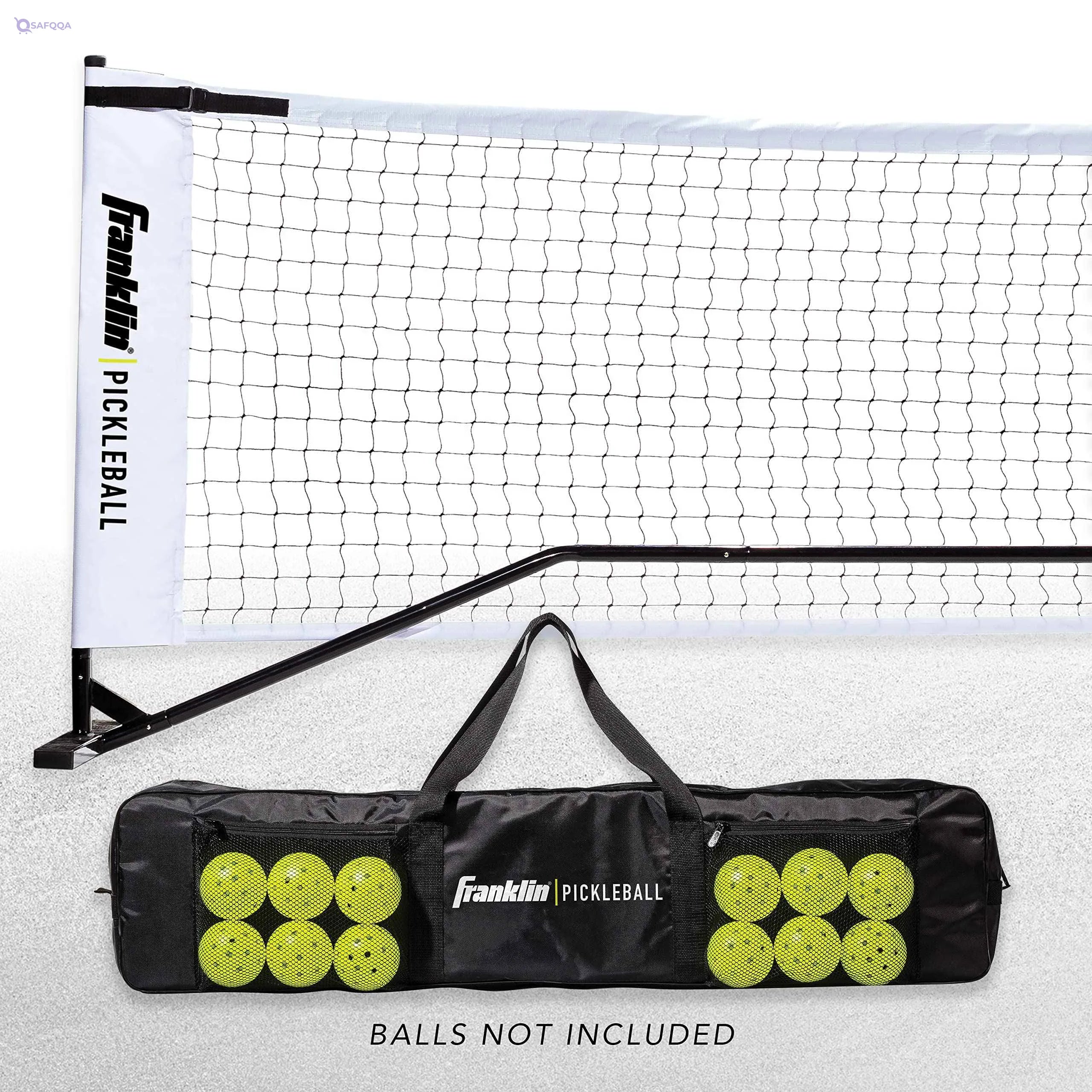 Franklin Sports Pickleball Net - Portable Outdoor 22' Foot Official Regulation Size Court System With Travel Bag - Safqqa