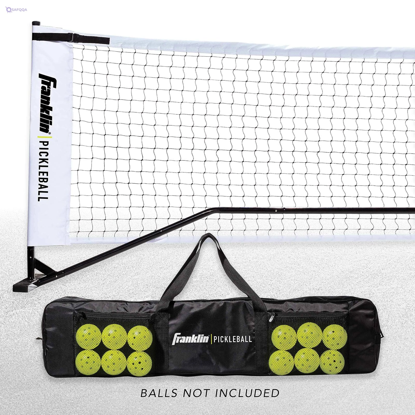Franklin Sports Pickleball Net - Portable Outdoor 22' Foot Official Regulation Size Court System With Travel Bag - Safqqa