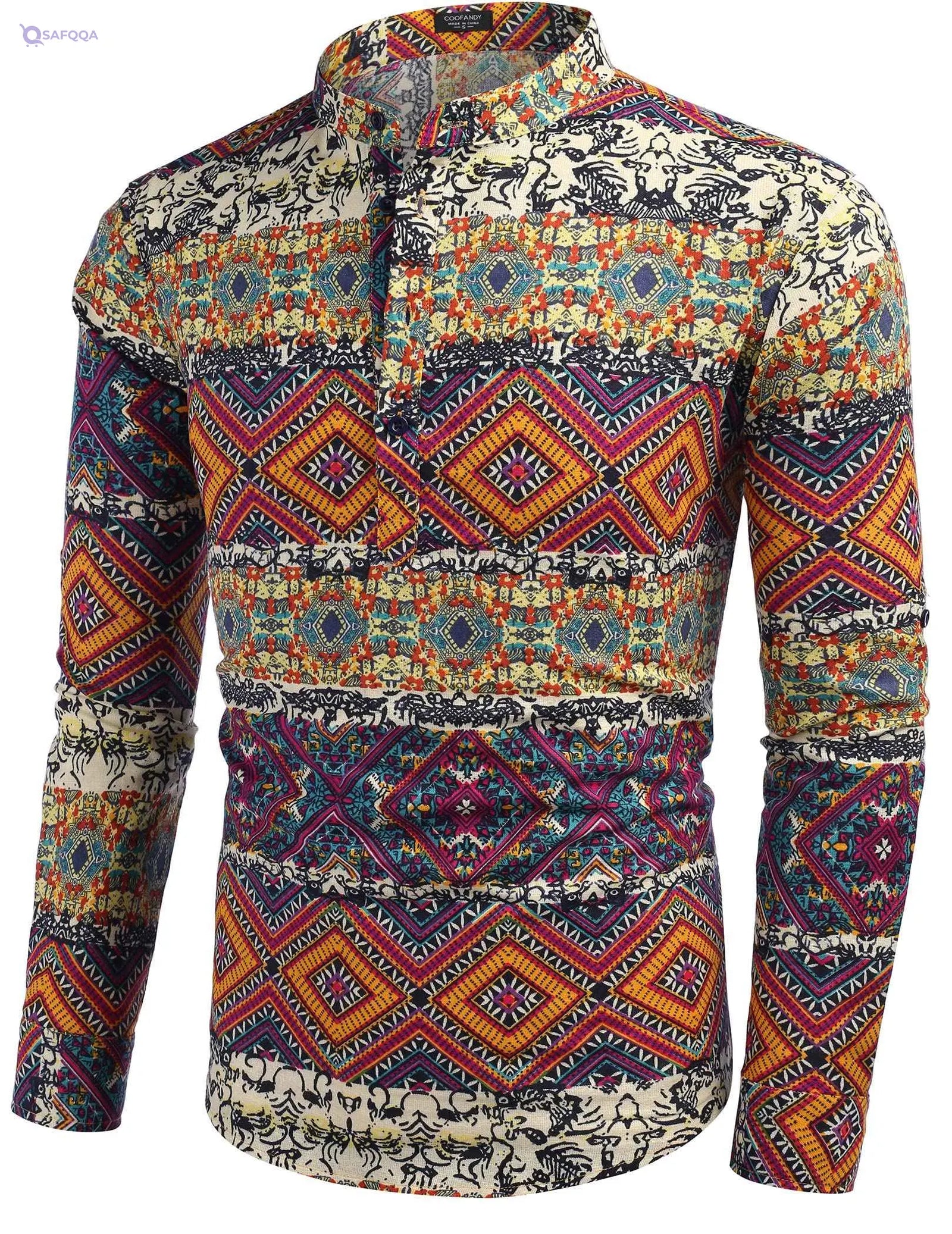 COOFANDY Shirts For mens Ideal for casual outings, or formal events - Safqqa