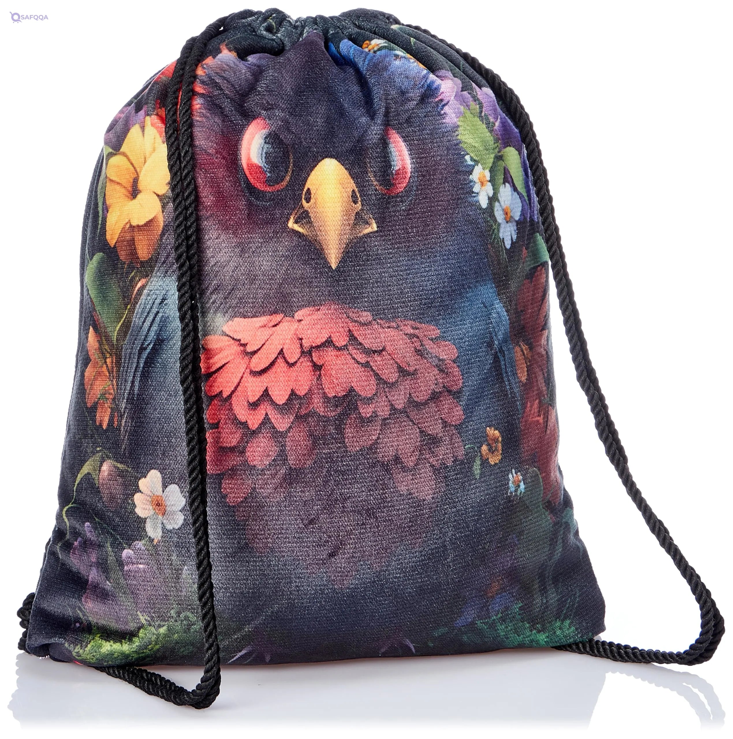 TAT DRAWSTRING BAG - 968, MultiColor, Large - Safqqa