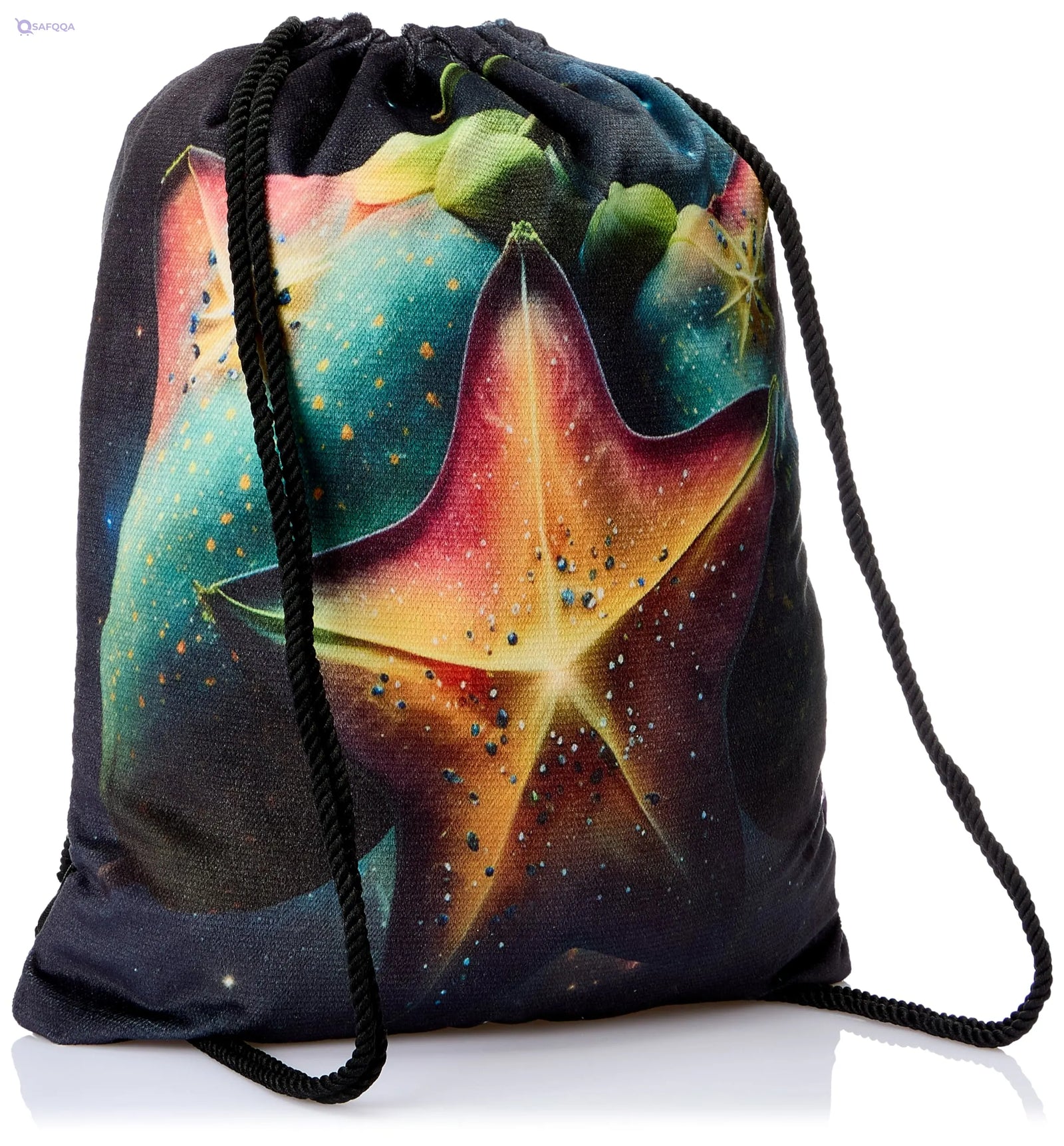 TAT DRAWSTRING BAG - 676, MultiColor, Large - Safqqa