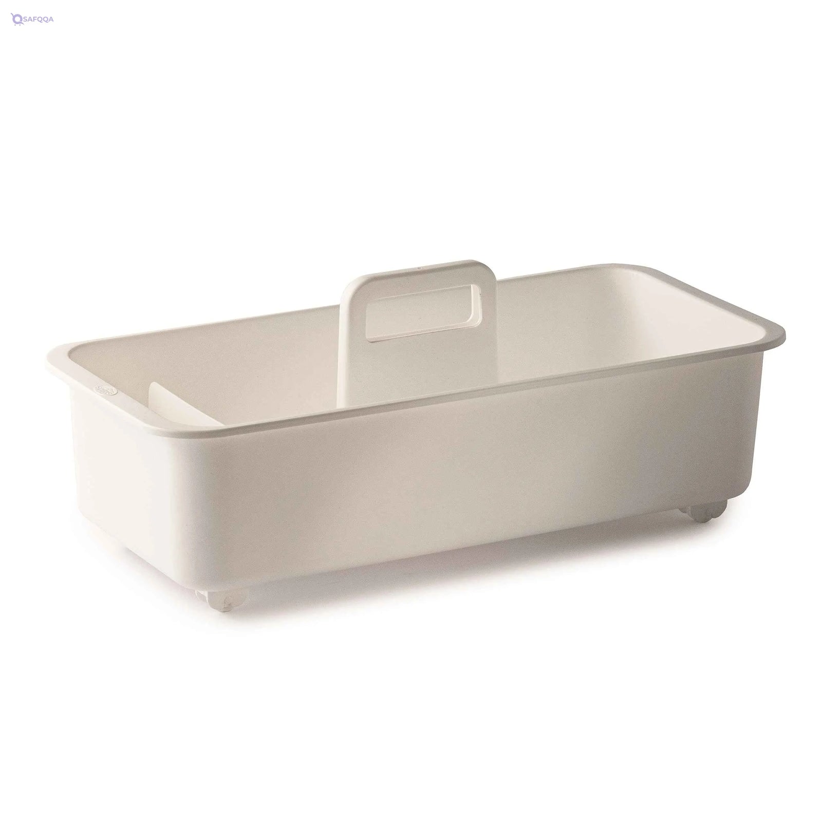 Snips White Organiser Under Sink Basket with Wheels | Made in Italy - Safqqa