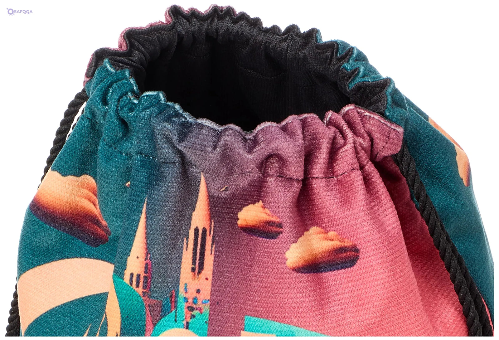 TAT DRAWSTRING BAG - 740, MultiColor, Large - Safqqa