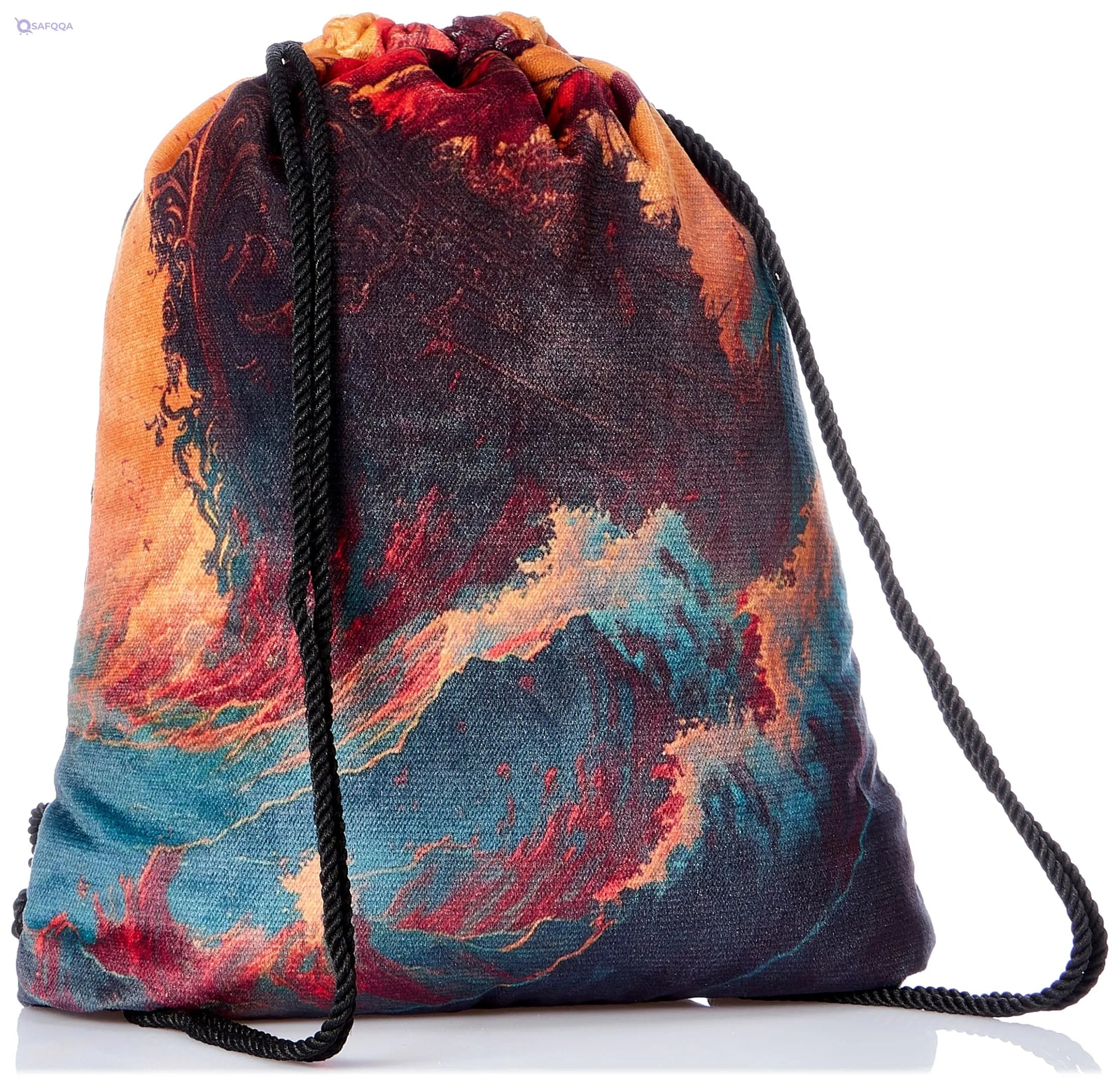 TAT DRAWSTRING BAG - 642, MultiColor, Large - Safqqa