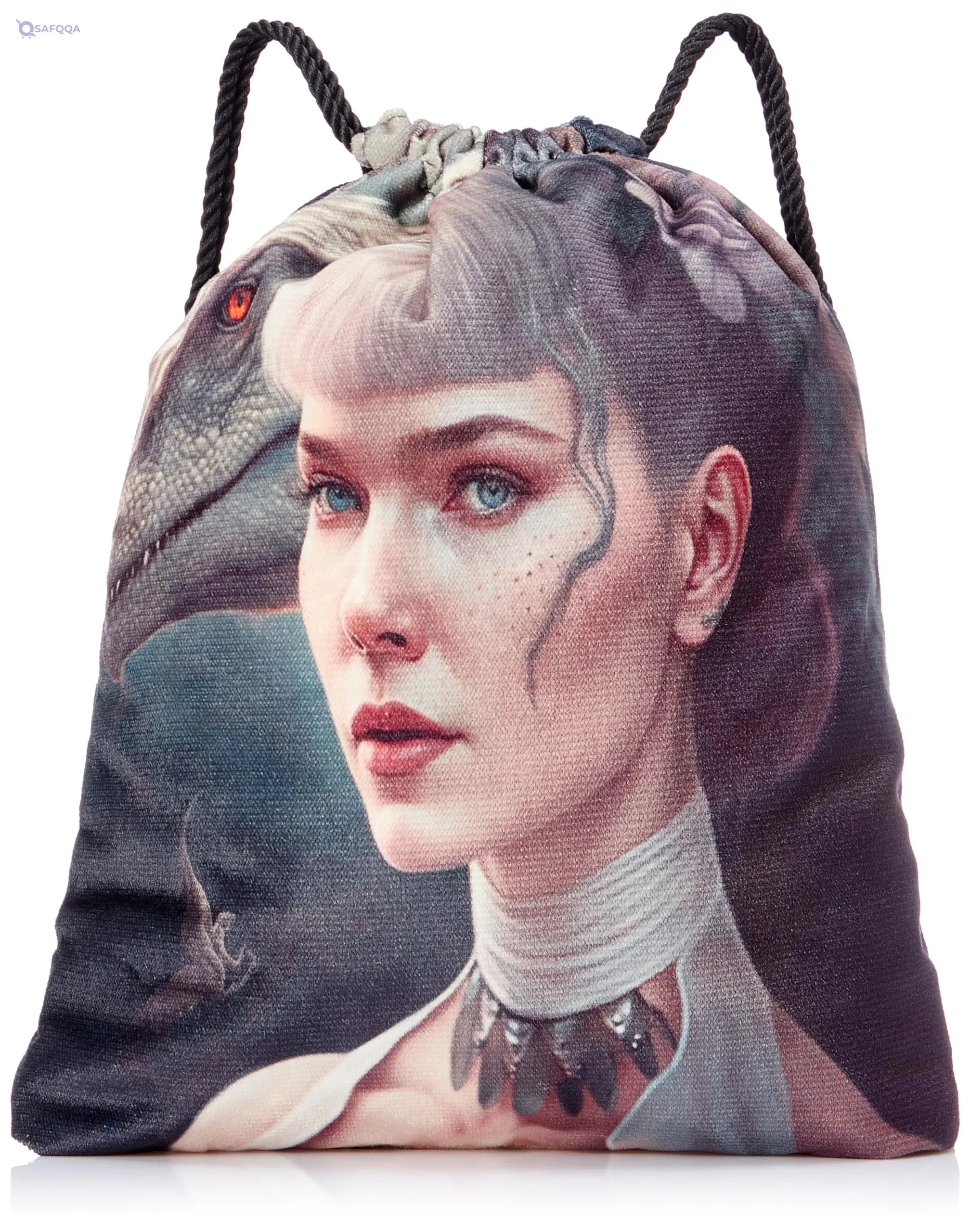 TAT DRAWSTRING BAG - 565, MultiColor, Large - Safqqa