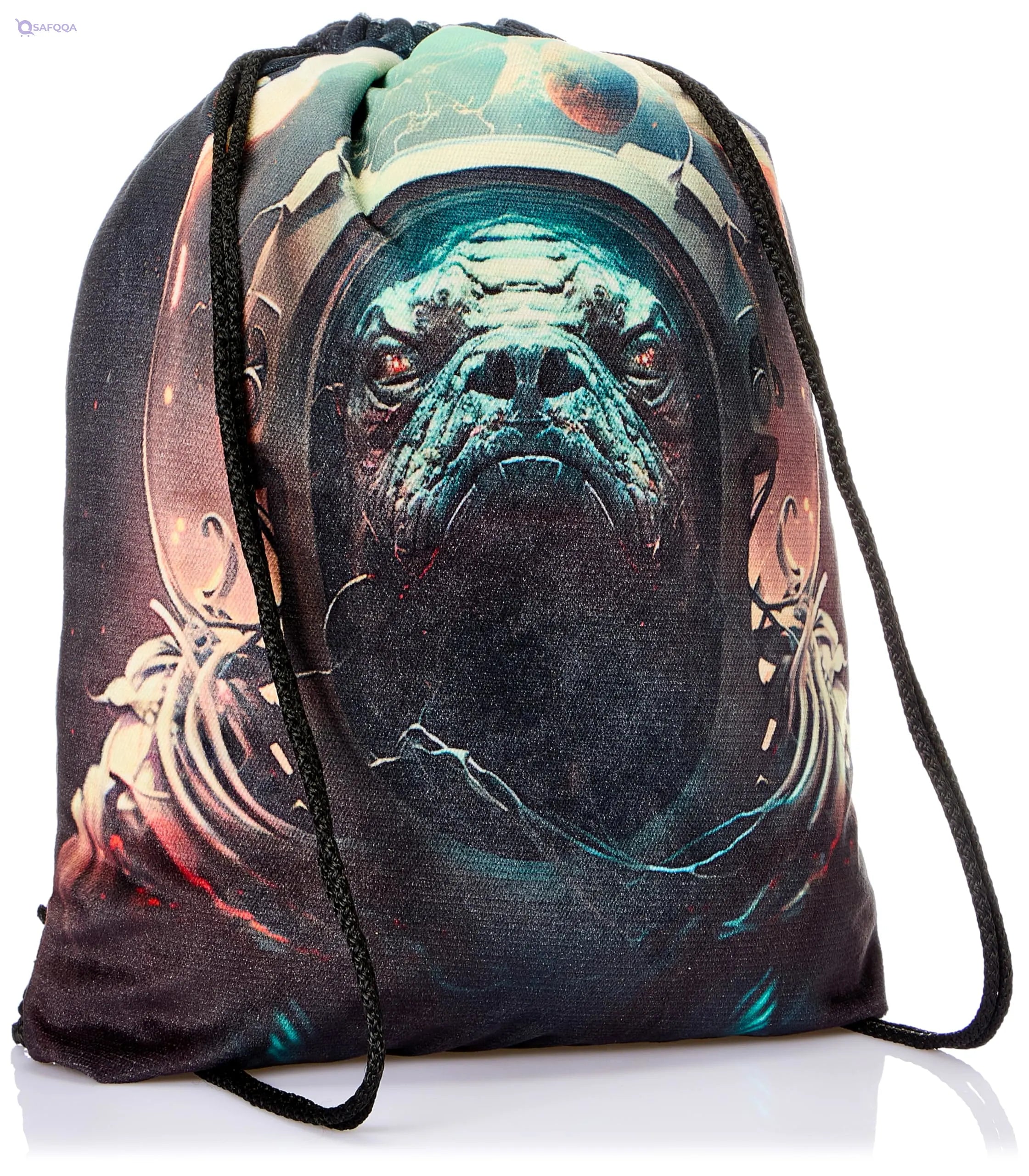 TAT DRAWSTRING BAG - 910, MultiColor, Large - Safqqa