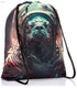TAT DRAWSTRING BAG - 910, MultiColor, Large - Safqqa