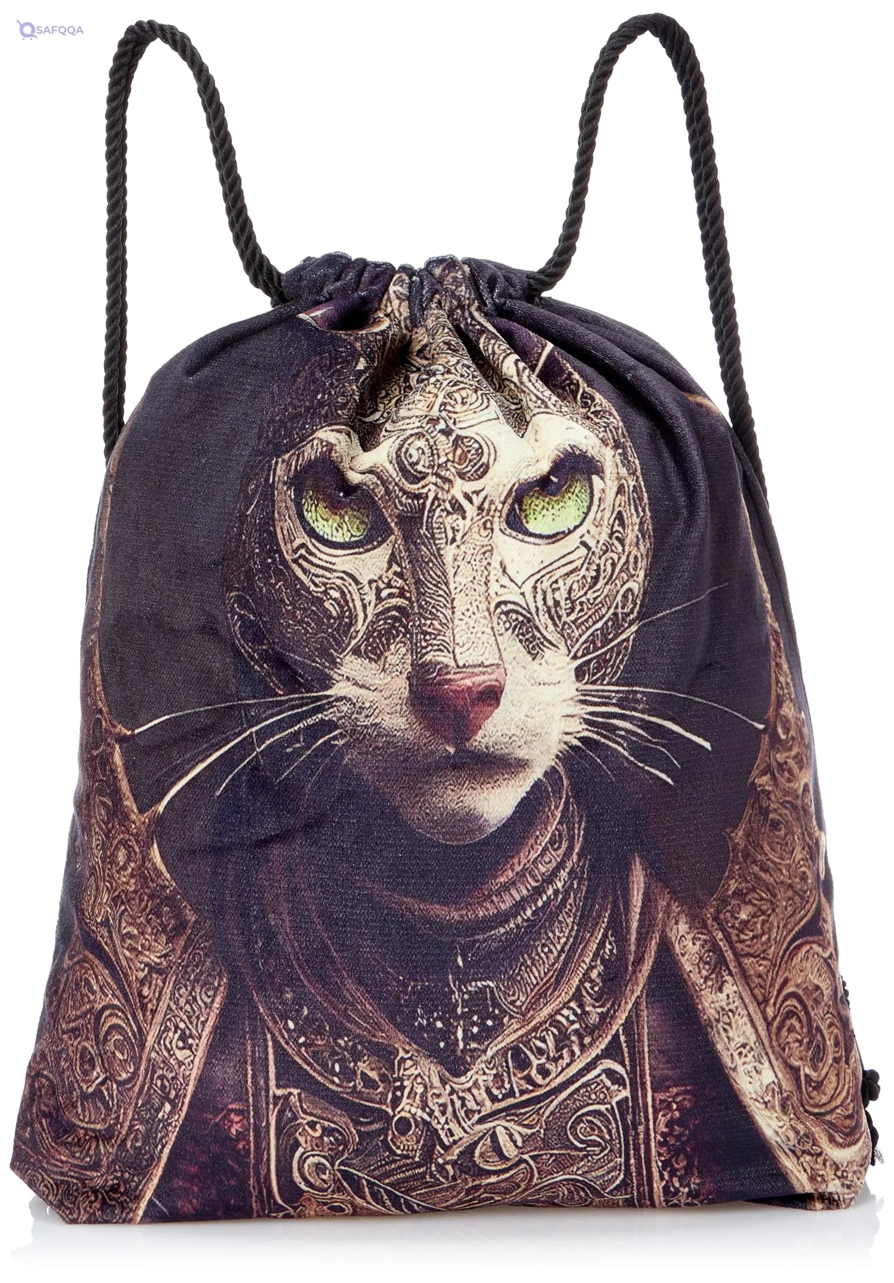 TAT DRAWSTRING BAG - 923, MultiColor, Large - Safqqa