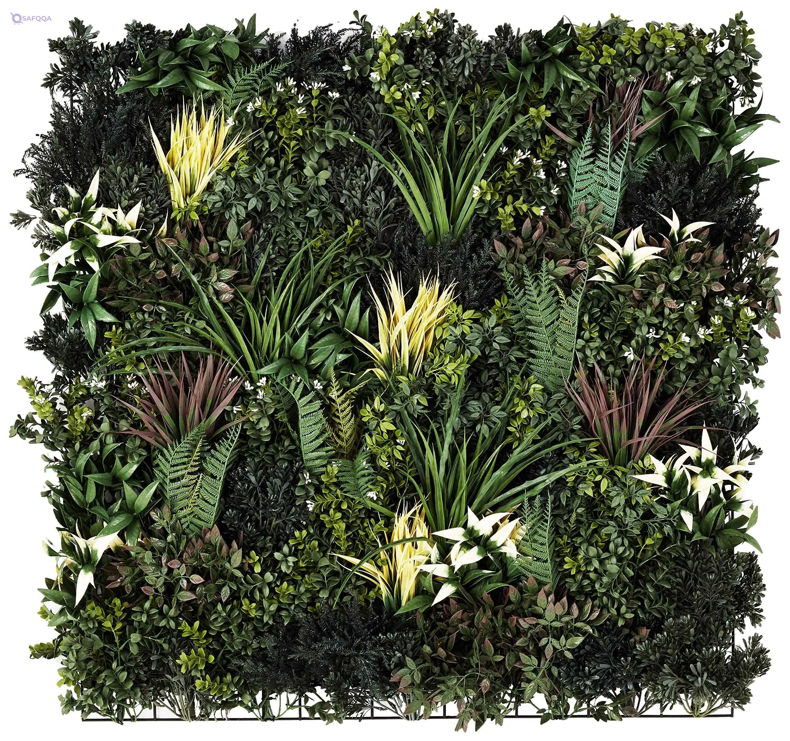Nearly Natural Greens & Fern Artificial Living Wall, 3', model: 6406 - Safqqa