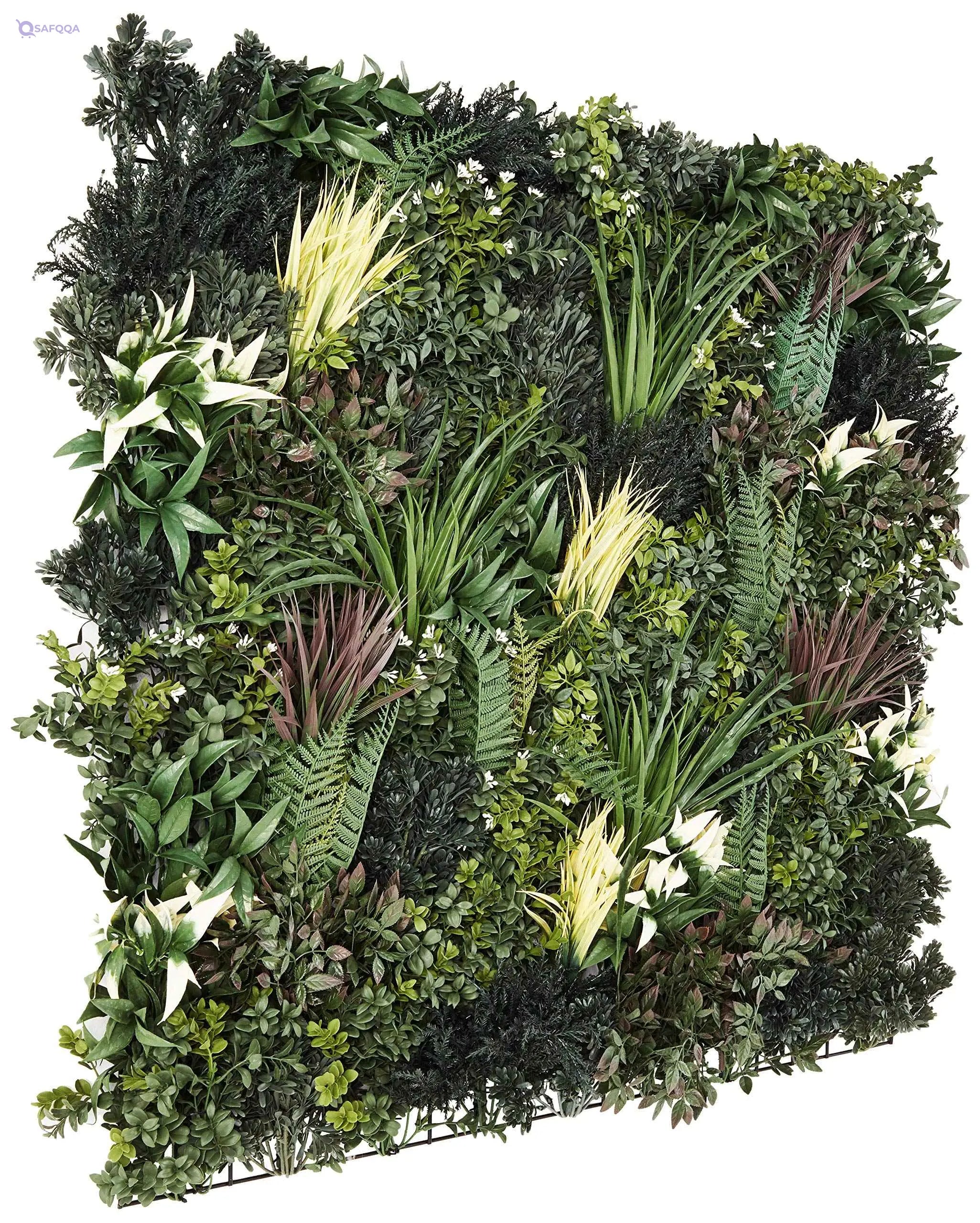 Nearly Natural Greens & Fern Artificial Living Wall, 3', model: 6406 - Safqqa